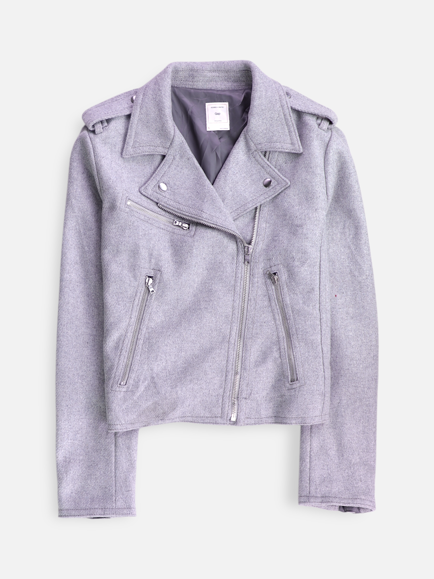 GAP Chaqueta Casual Basic - Mujer - Large