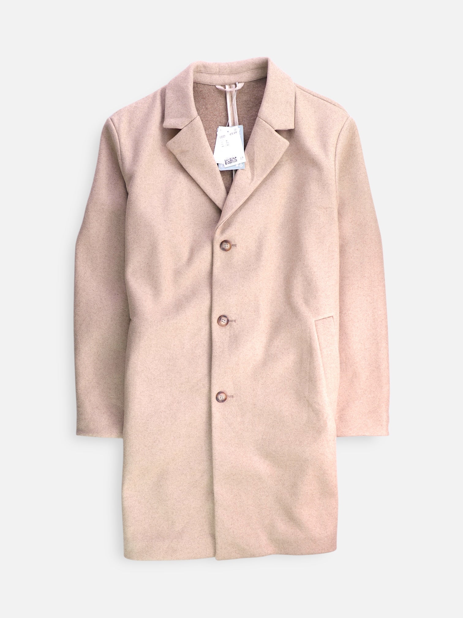 H&M Abrigo Single breasted trench Casual - Hombre - XL