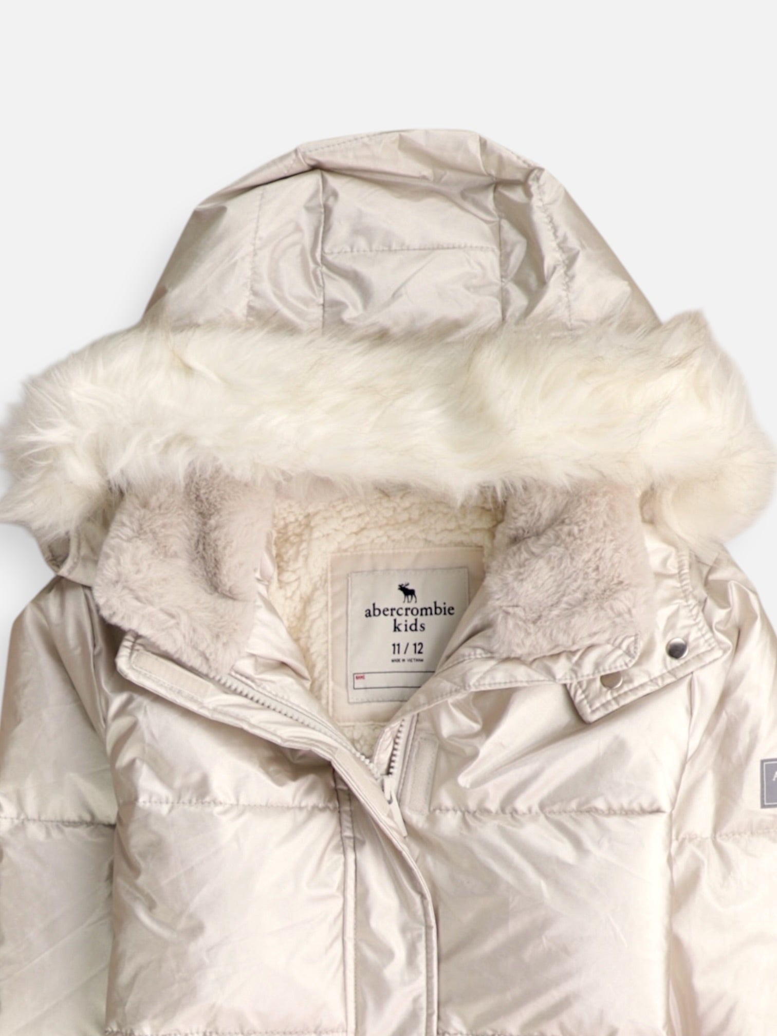 Abercrombie & Fitch Chaqueta Puffer Impermeable - Niña - N/A - 10-12Y (Años)