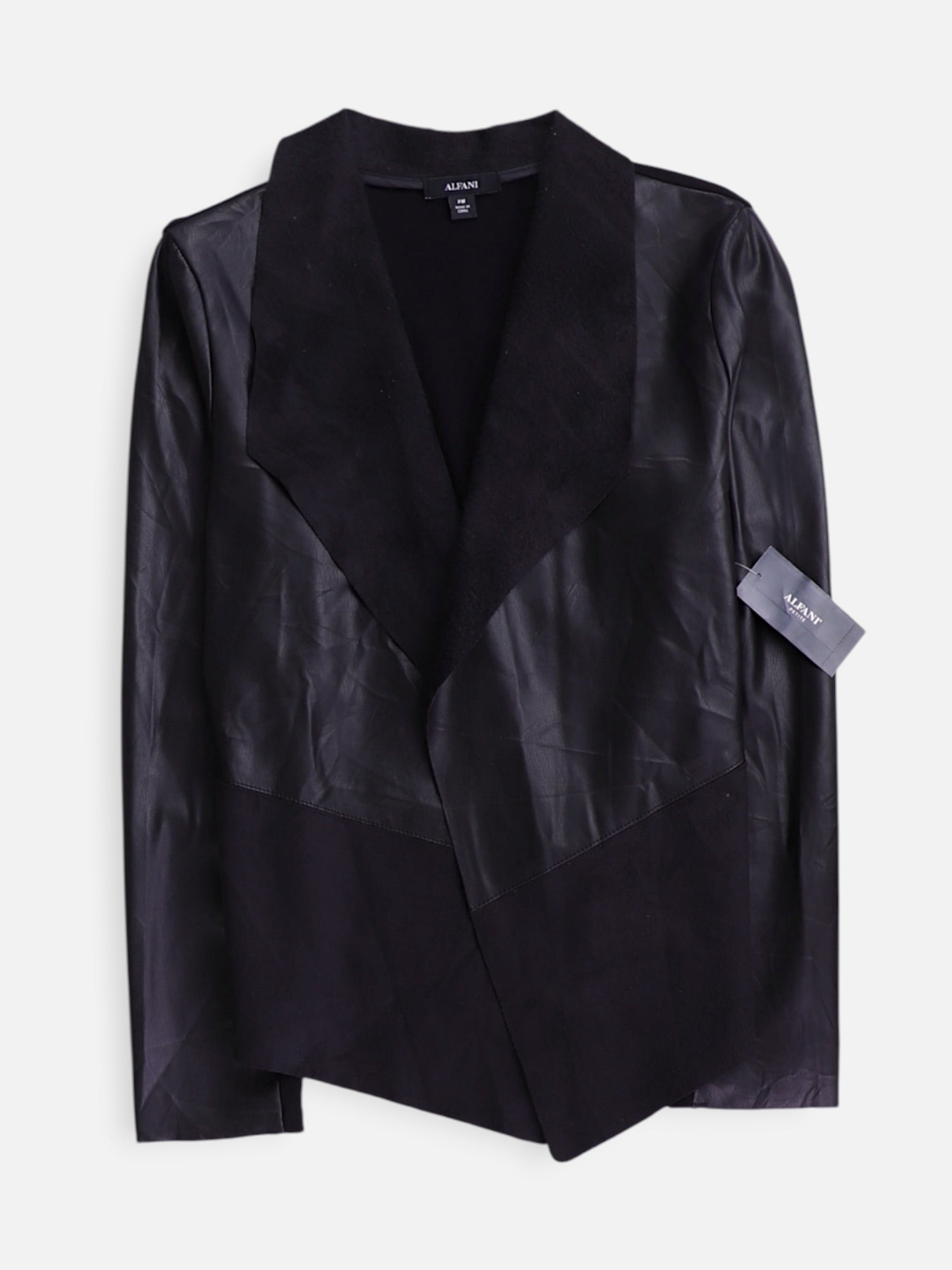 ALFANI Chaqueta Bolero Cuero - Mujer - Petite M
