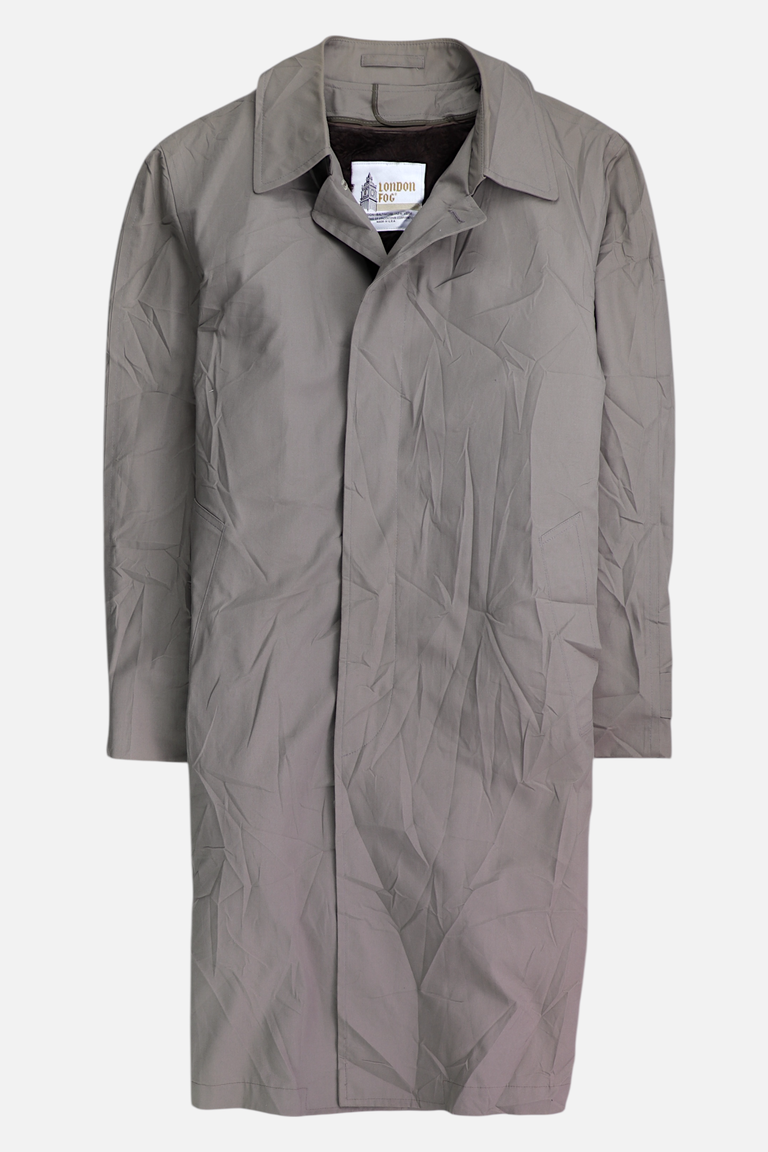 LONDON FOG Abrigo Single breasted trench Casual - Hombre - 40R