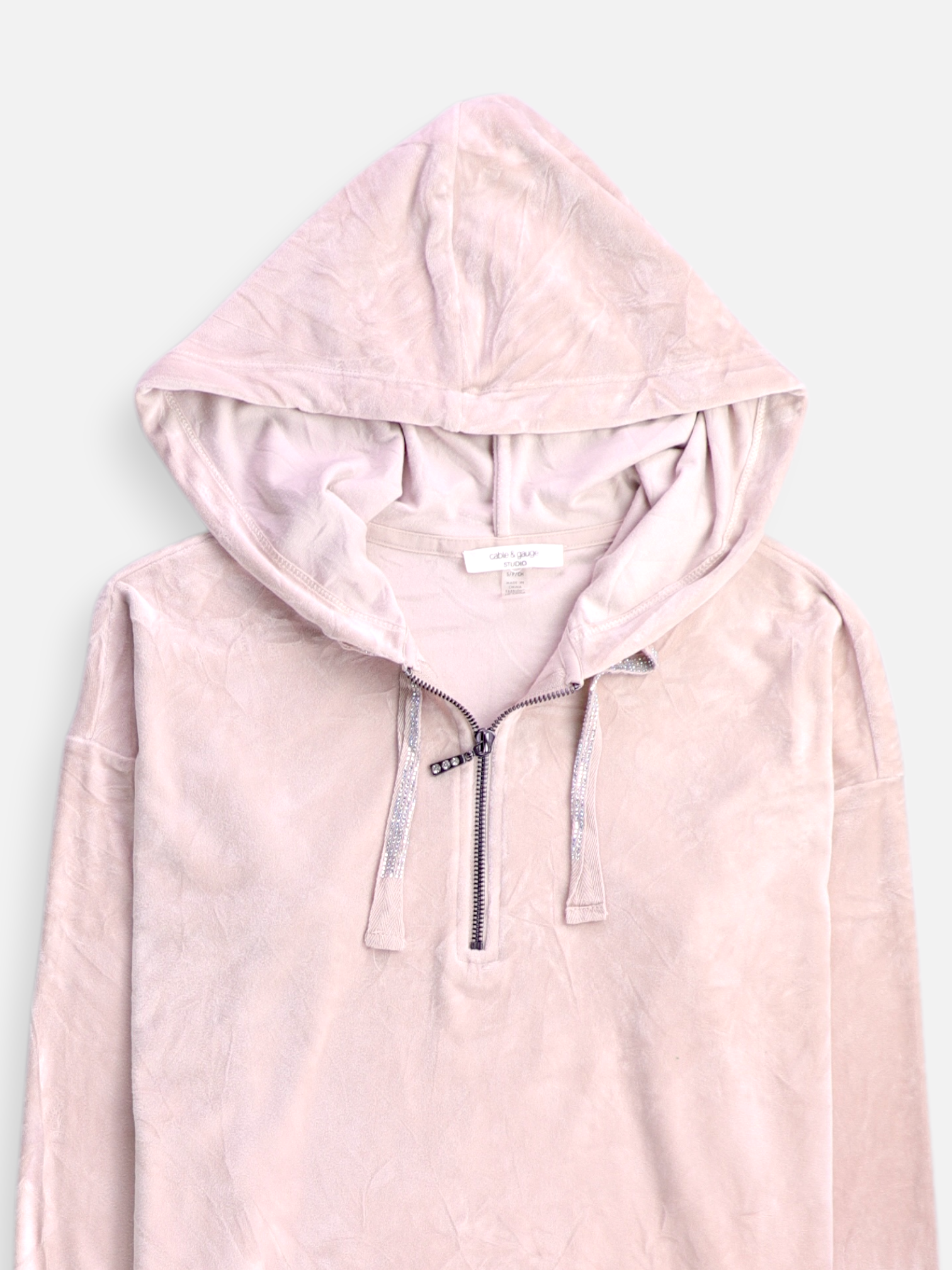 Sudadera Hoodie Velvet - Mujer - Small