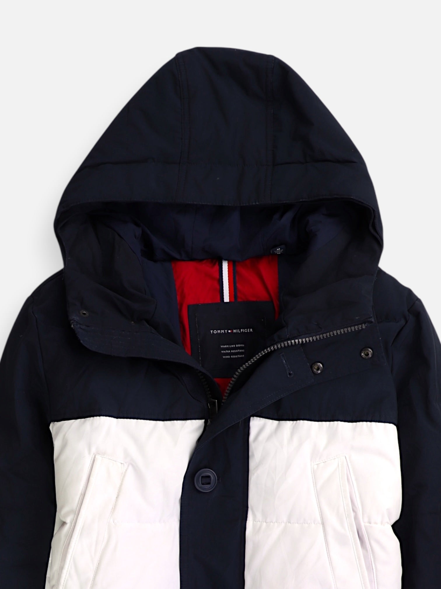 Tommy Hilfiger Chaqueta Puffer Color Block - Hombre - Medium