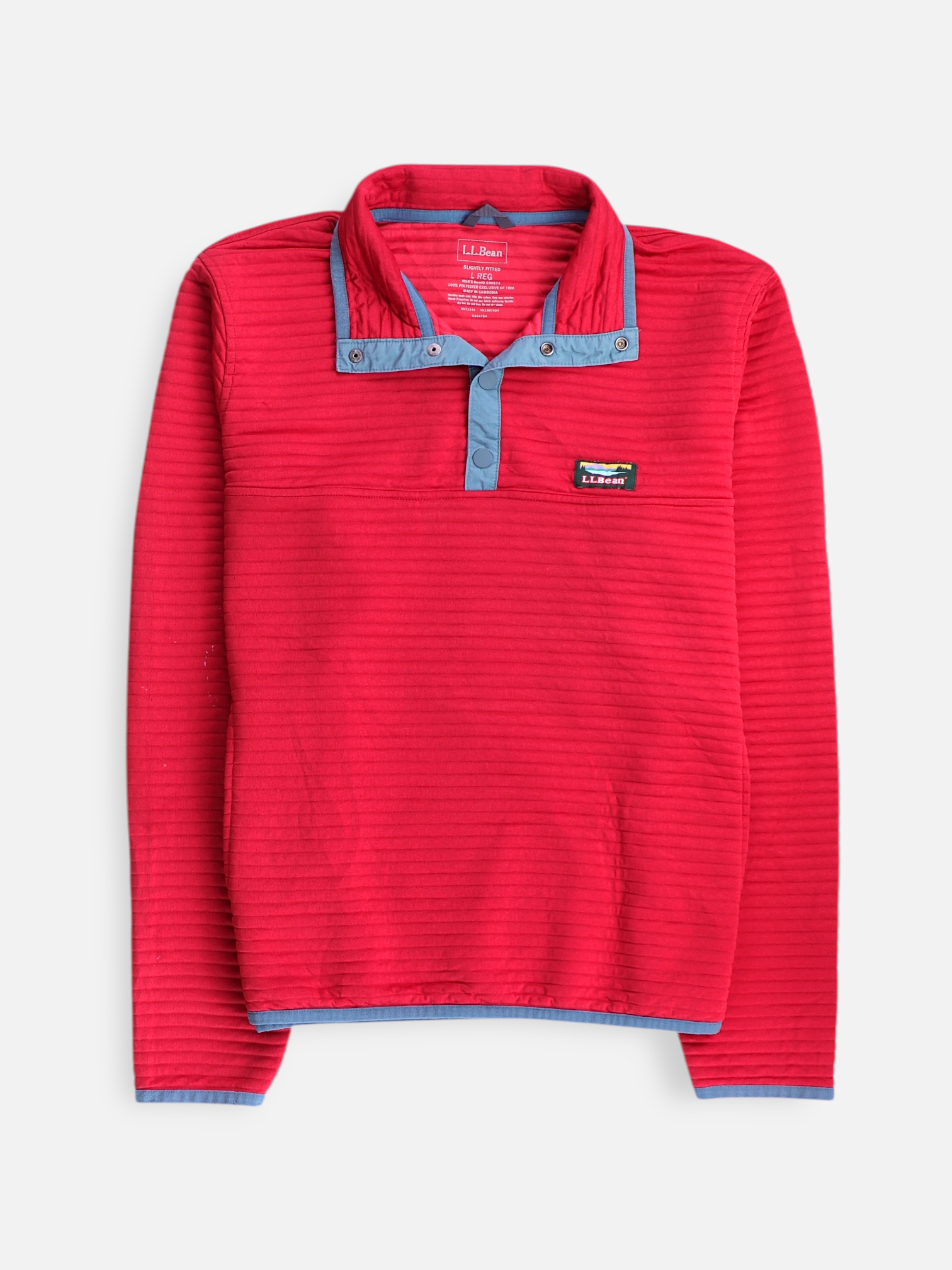 LL BEAN Sudadera Fleece Deportivo - Hombre - Large