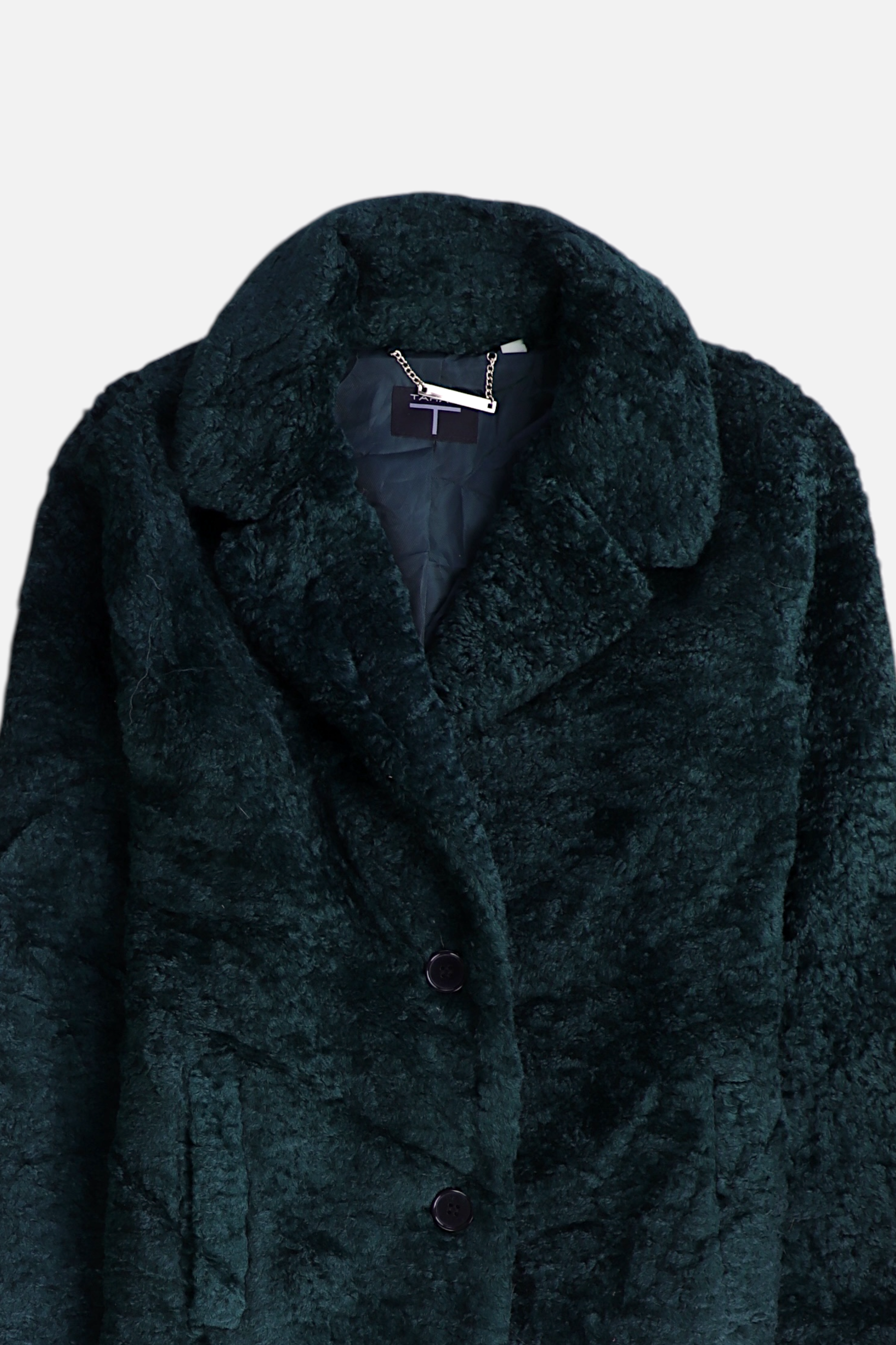 TAHARI Abrigo Casual Teddy - Mujer - Medium