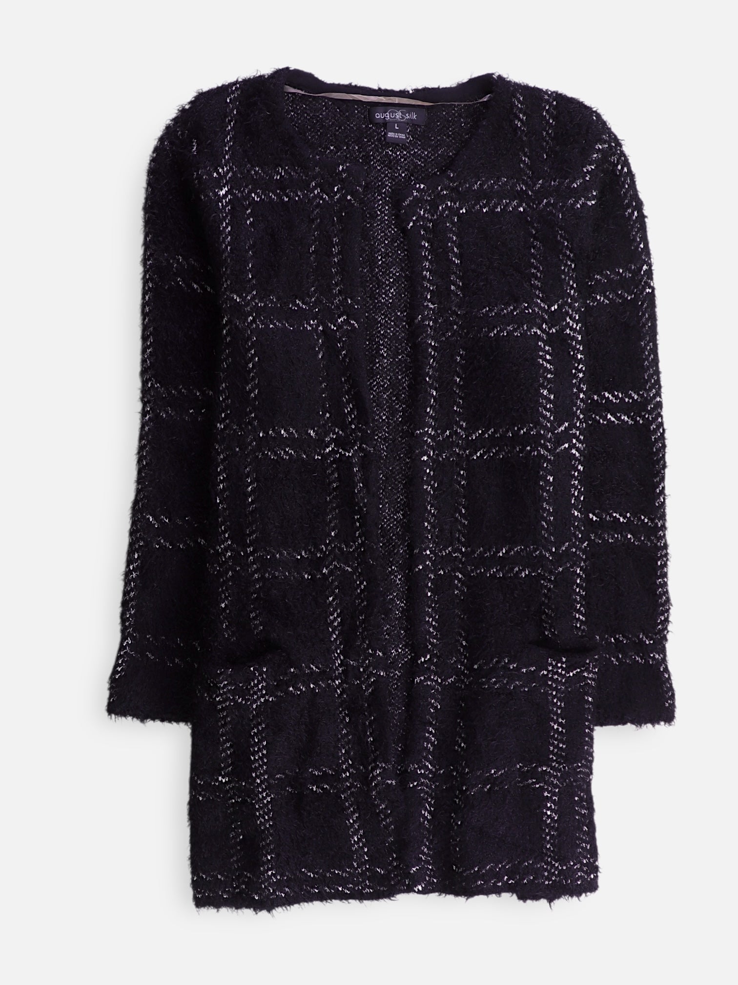 Sueter Cardigan Largo - Mujer - Large