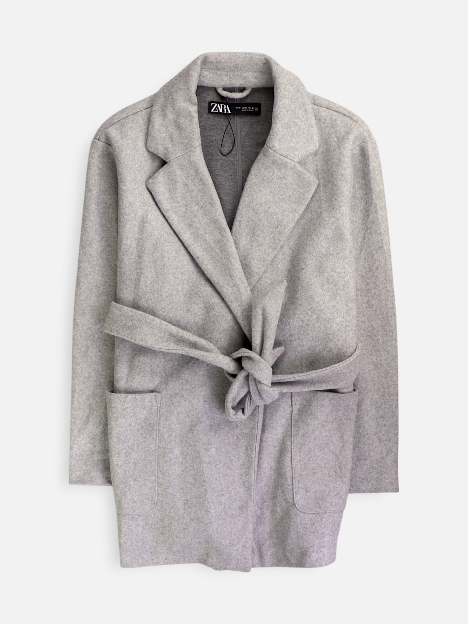 ZARA Chaqueta Trench coat Basic - Mujer - Medium