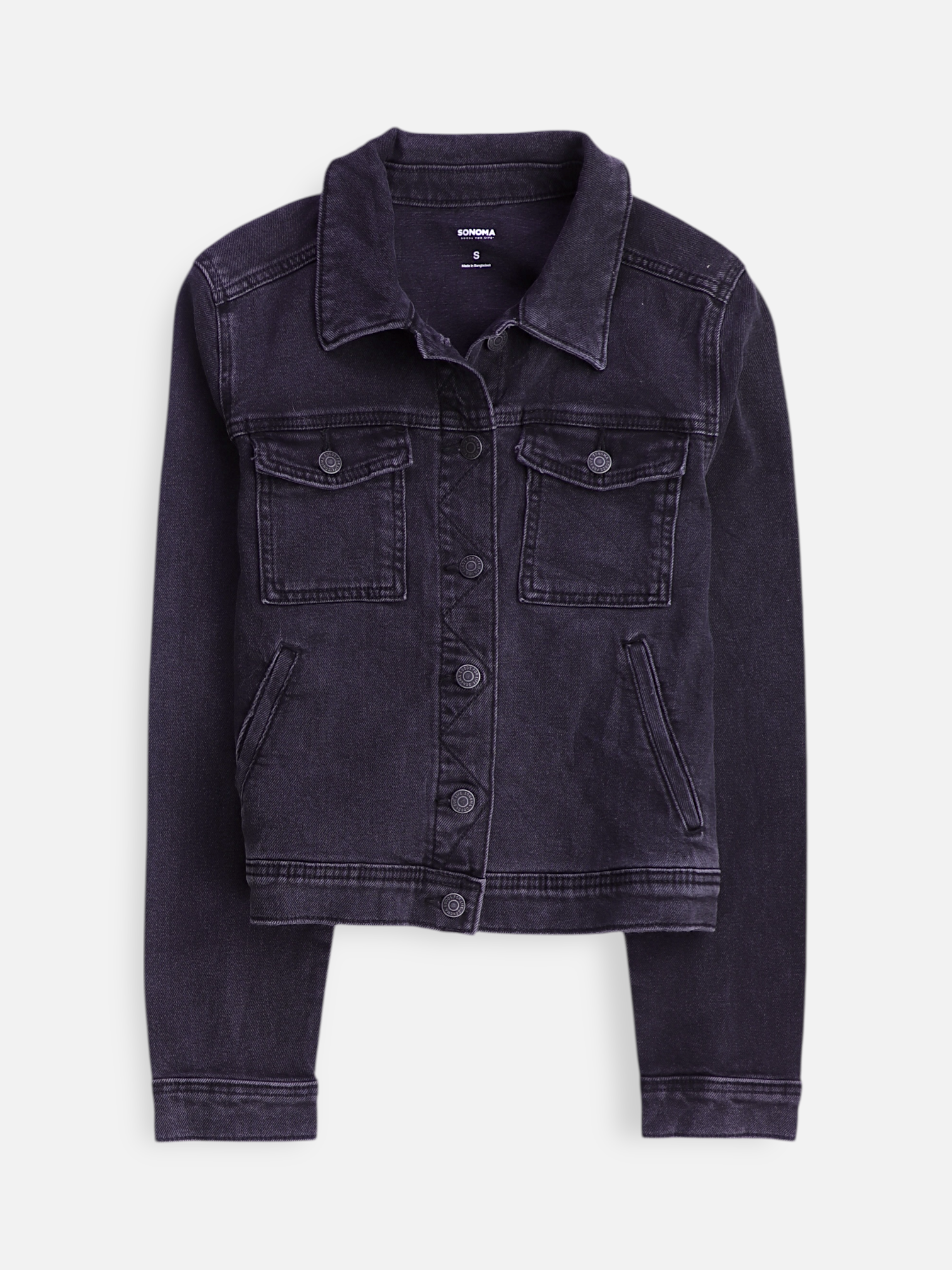 SONOMA Chaqueta Denim  Basic - Mujer - Small