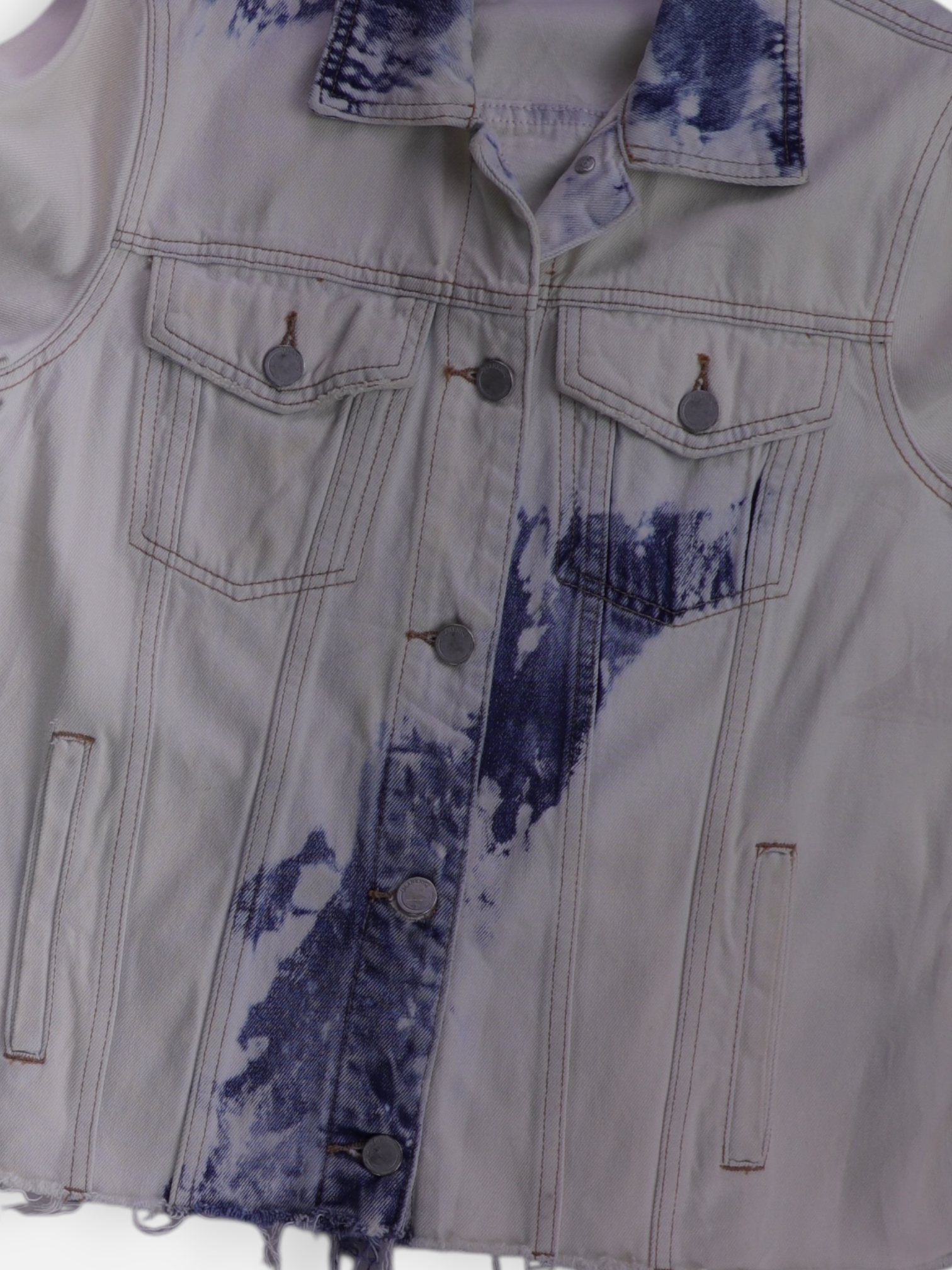 Chaqueta Denim Tie-Dye - Mujer - Small