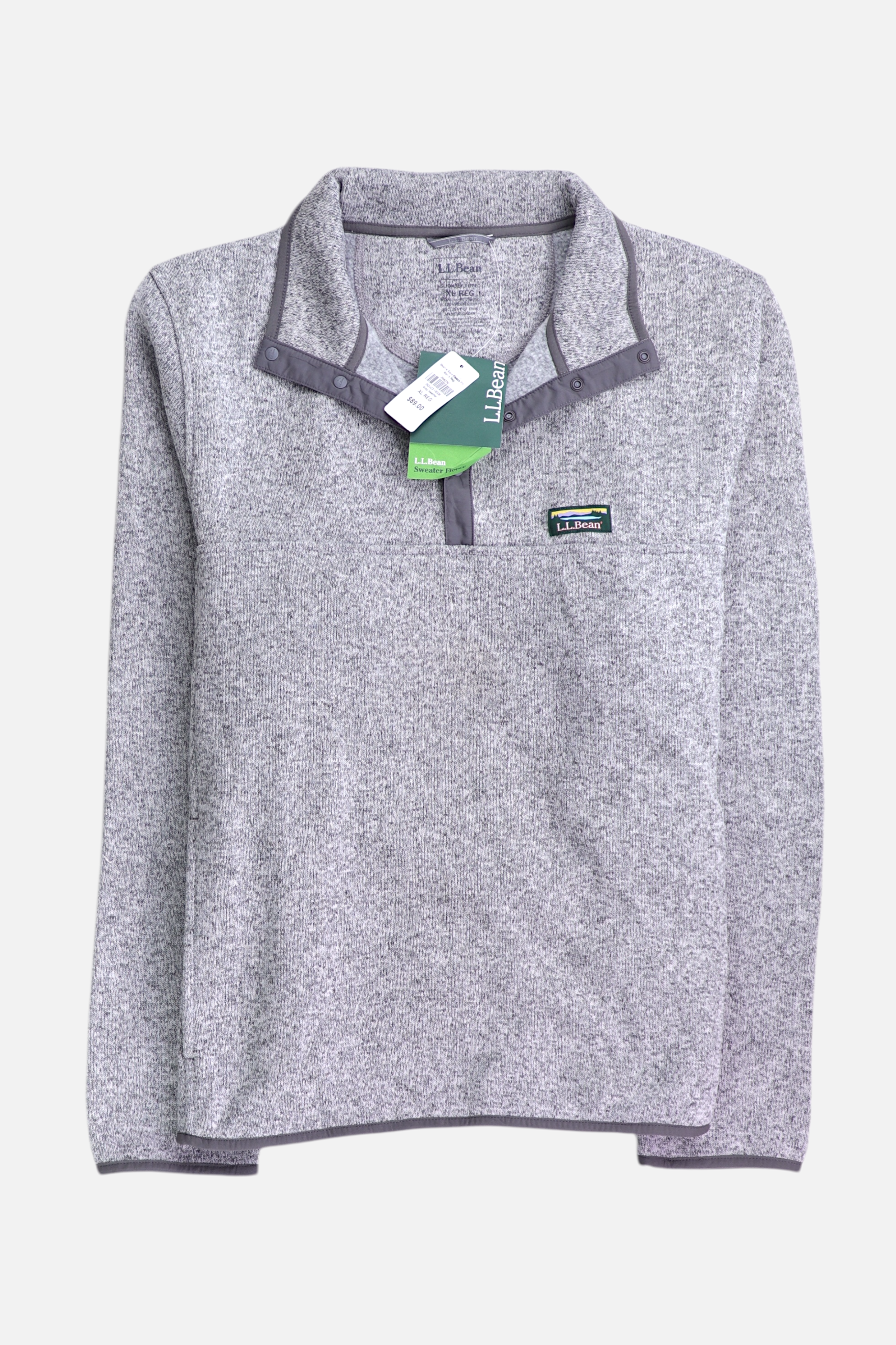 LL BEAN Sueter Fleece Casual - Hombre - XL