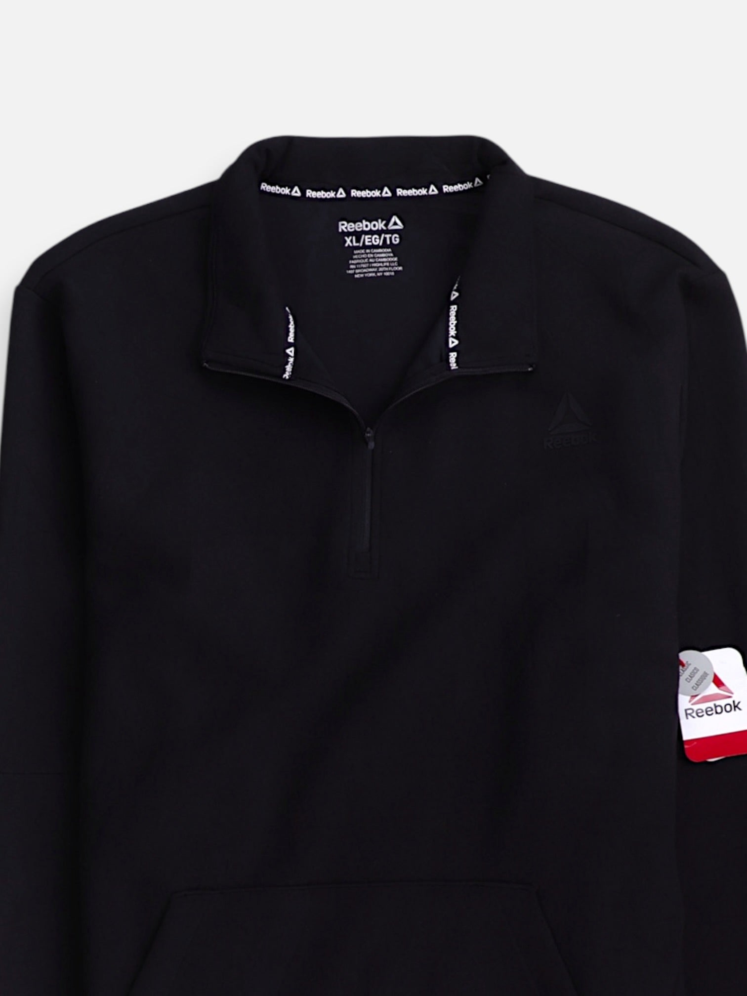 Reebok Sudadera Fleece Basic - Hombre - XL