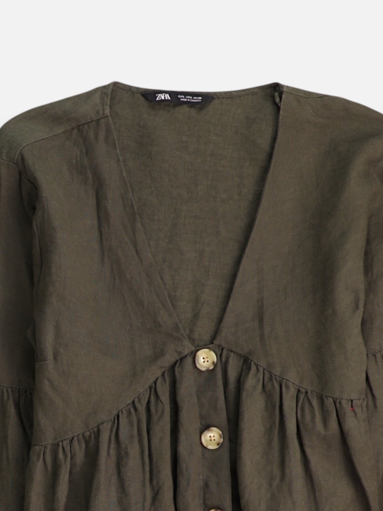 ZARA Blusa Casual - Mujer - Large