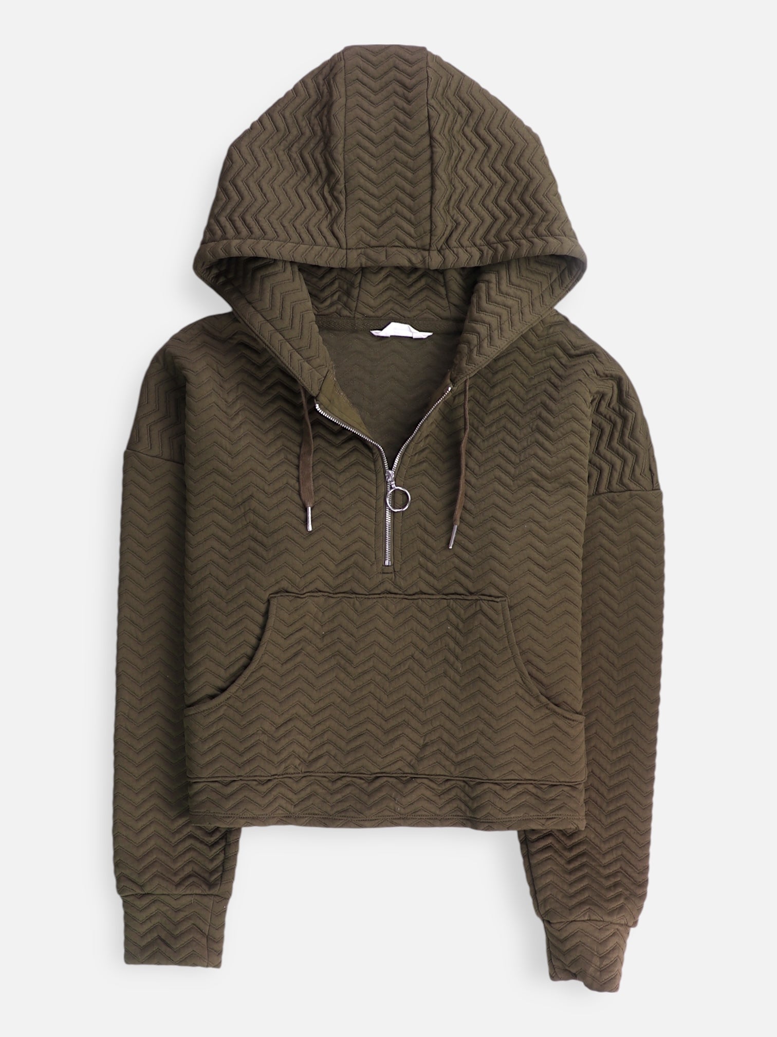 Primark Mujer Sudadera Con Cremallera Marron Primark Sudadera Con