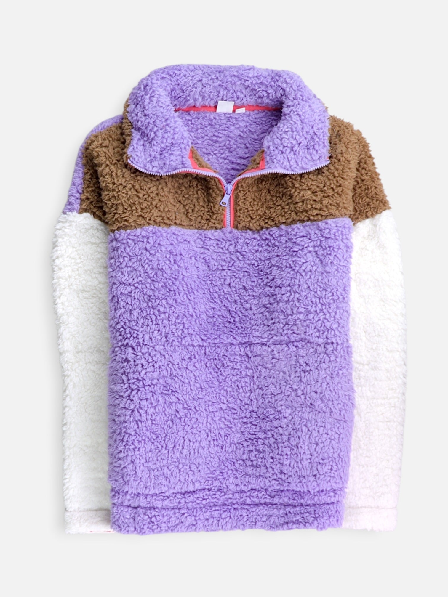 GAP Sueter Fleece Color Block - Mujer - Large