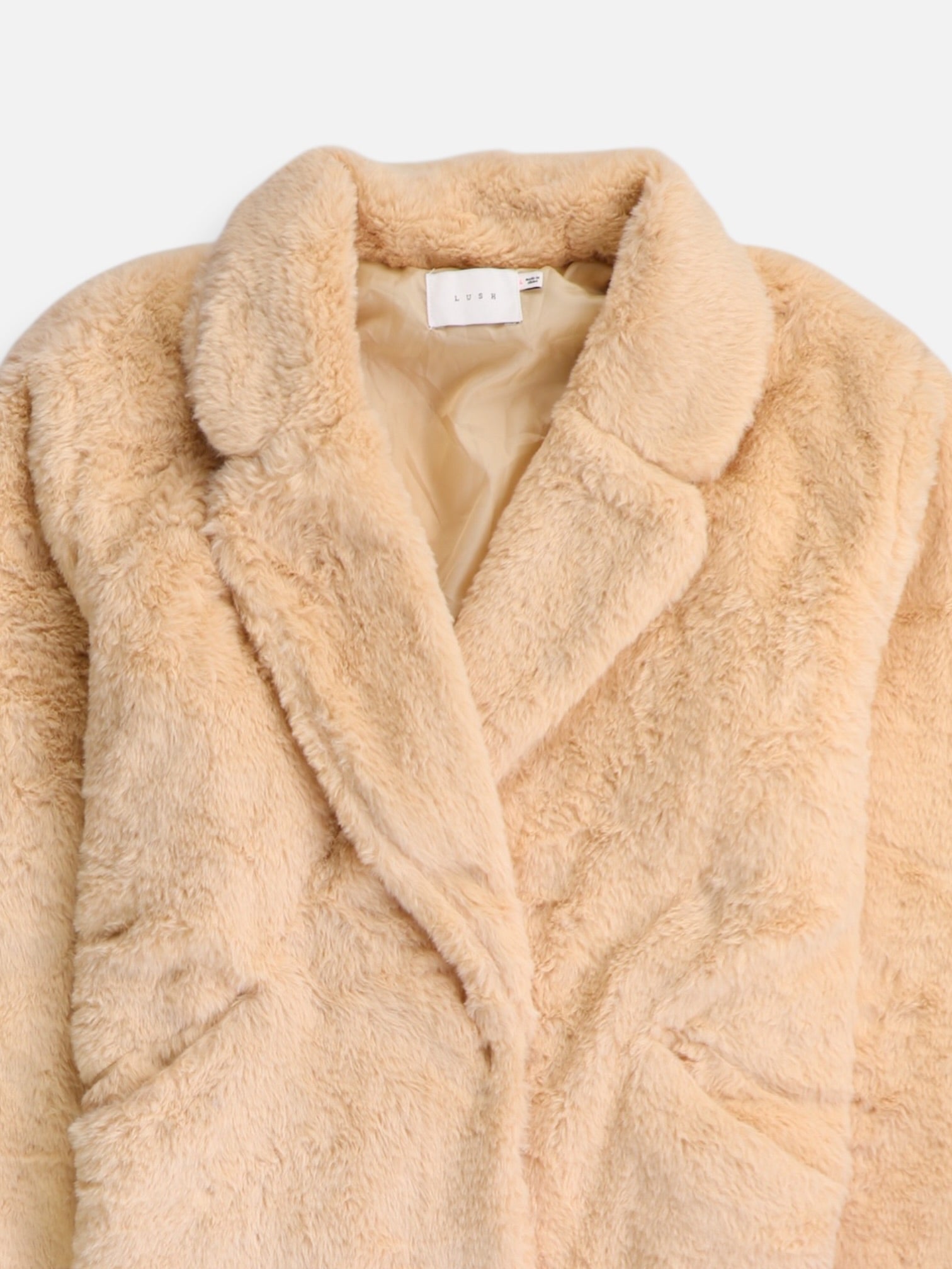 Abrigo Casual Teddy - Mujer - Large