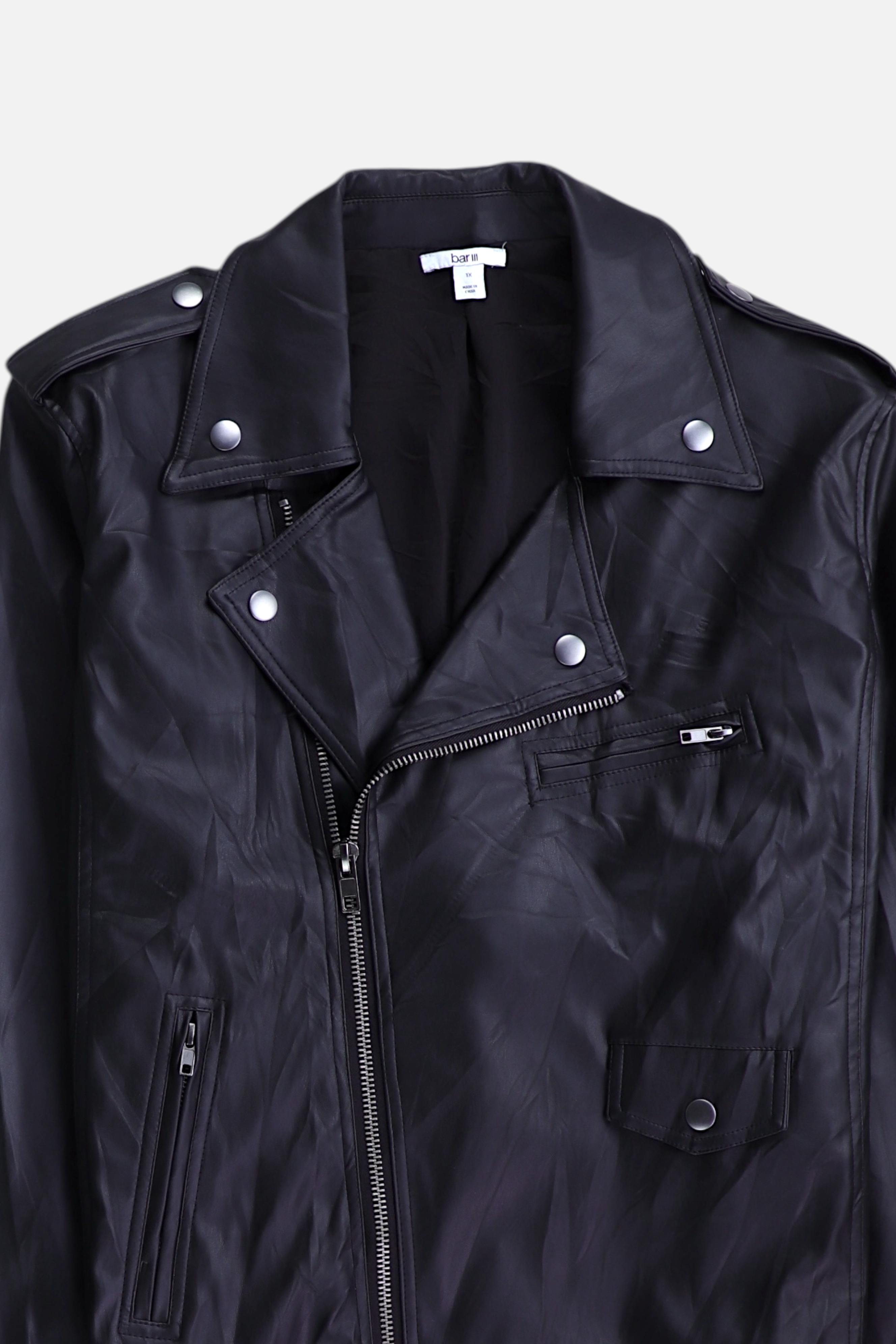 Chaqueta Motera Cuero - Hombre - XL