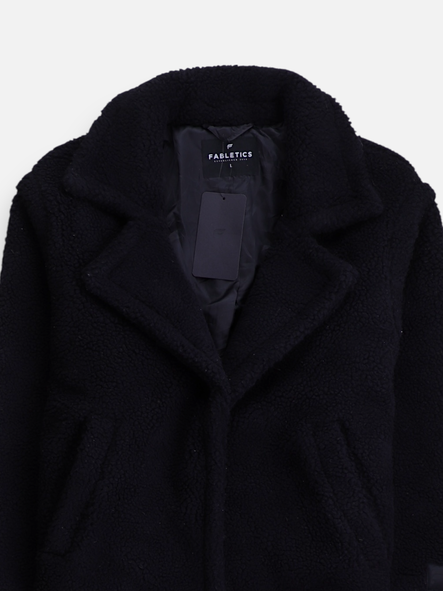 FABLETICS Abrigo Casual Teddy - Mujer - Large