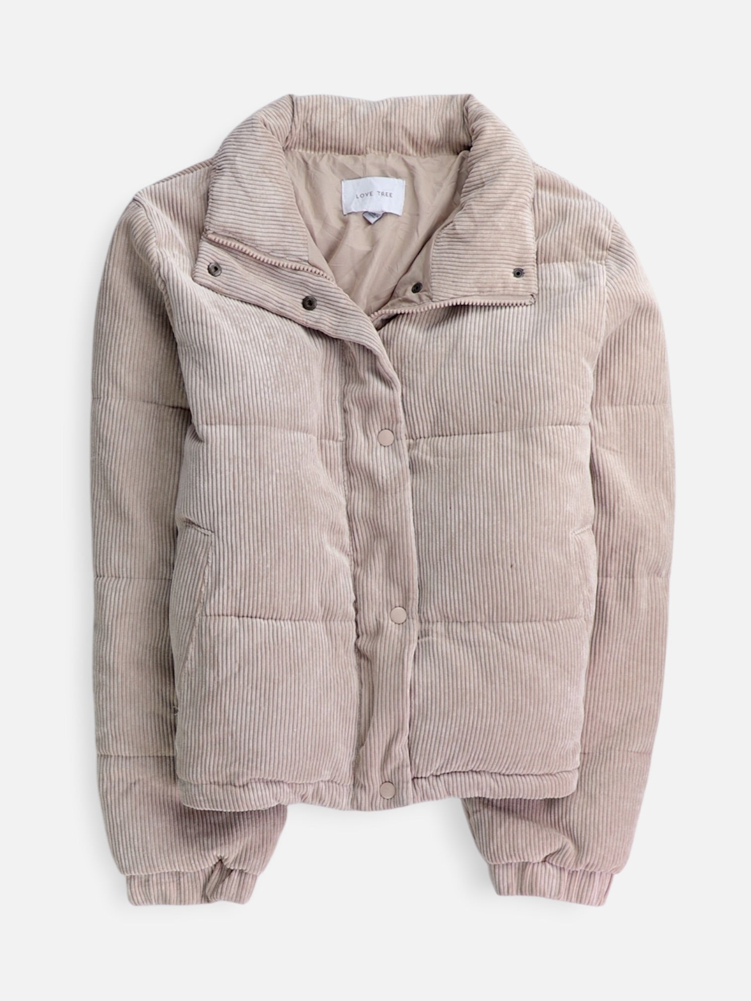 LOVE TREE Chaqueta Puffer Corduroy - Mujer - Large