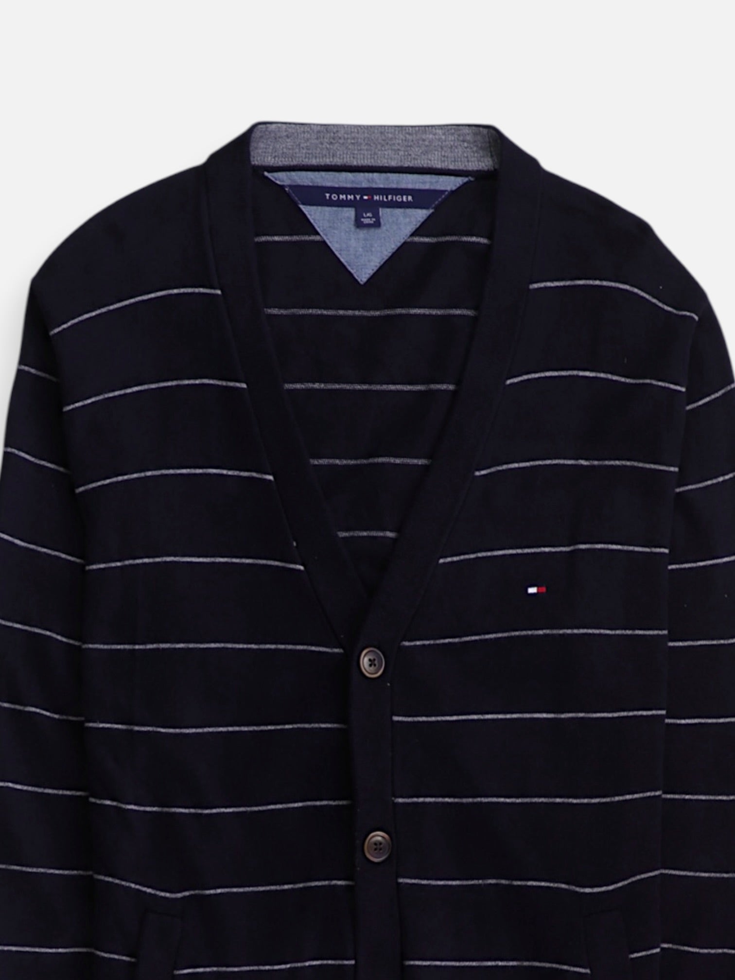 Tommy Hilfiger Sueter Cardigan Casual - Hombre - Large