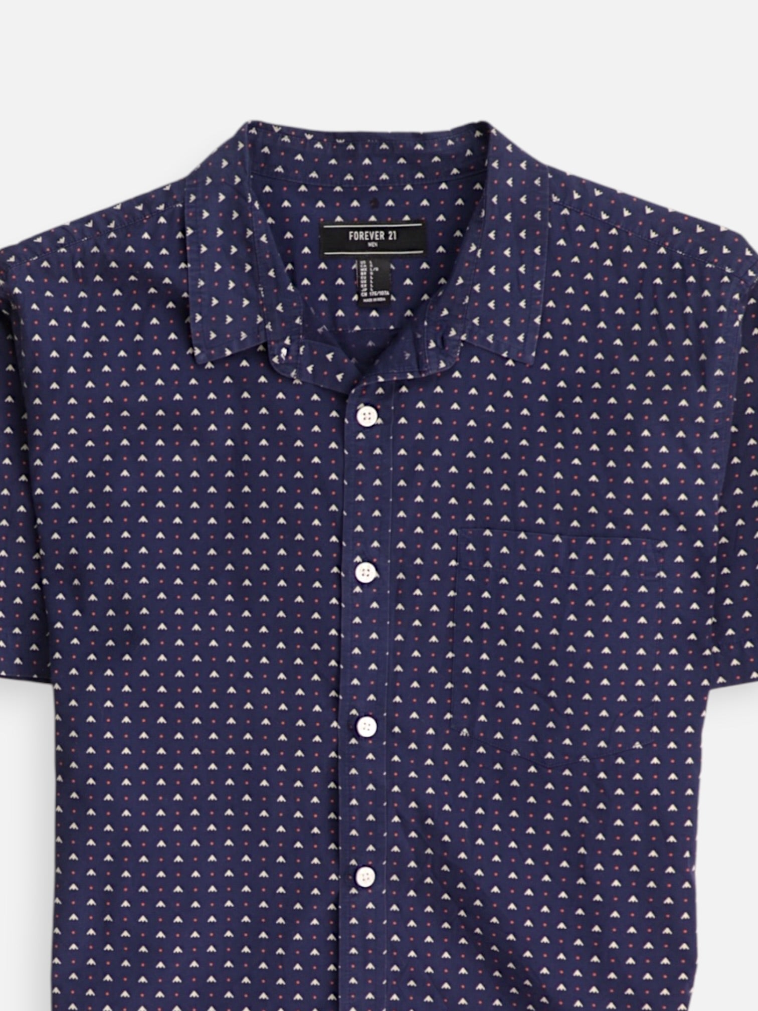 Forever 21 Camisa Casual - Hombre - Large
