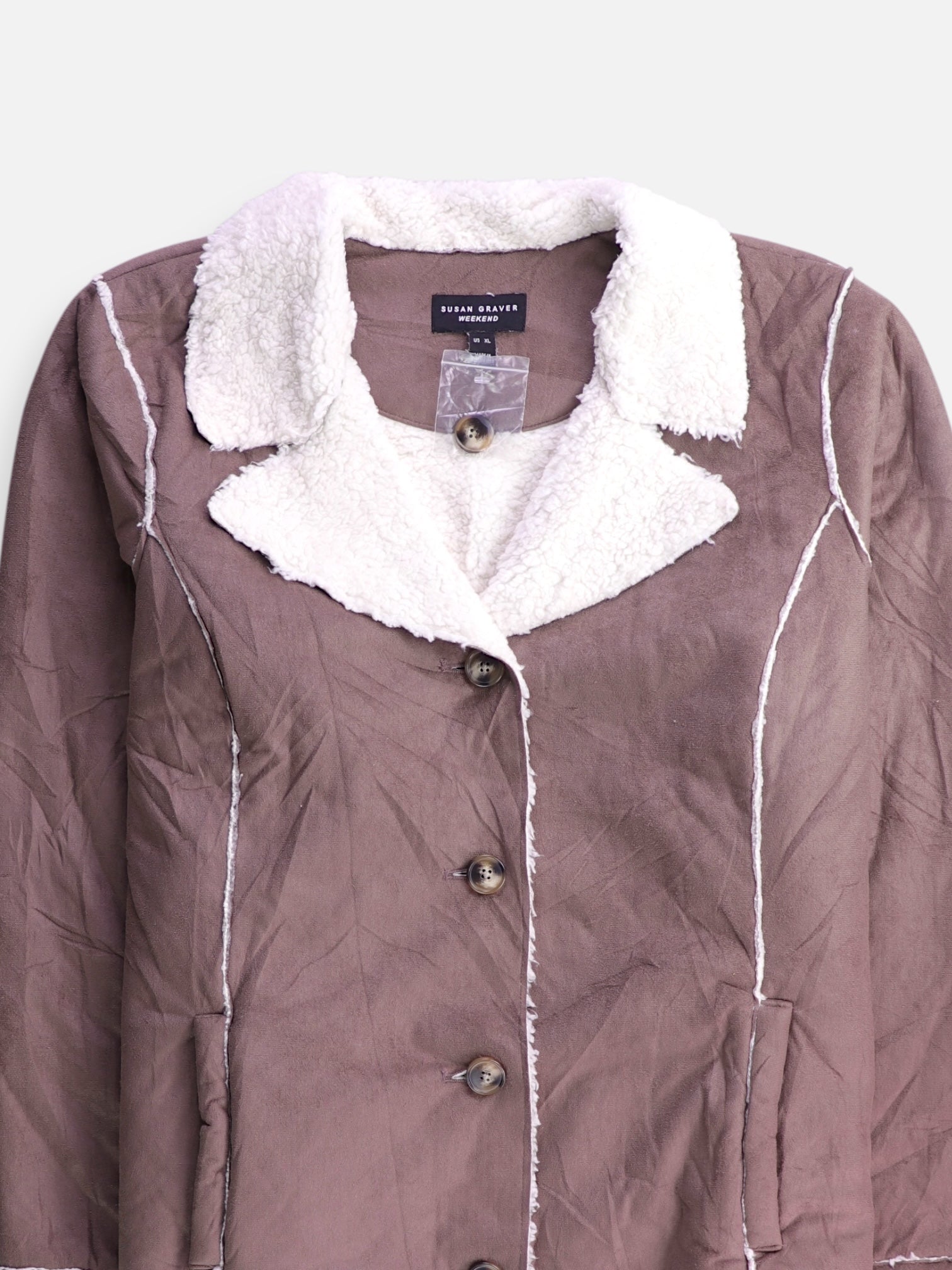 Chaqueta Casual Fleece - Mujer - XL