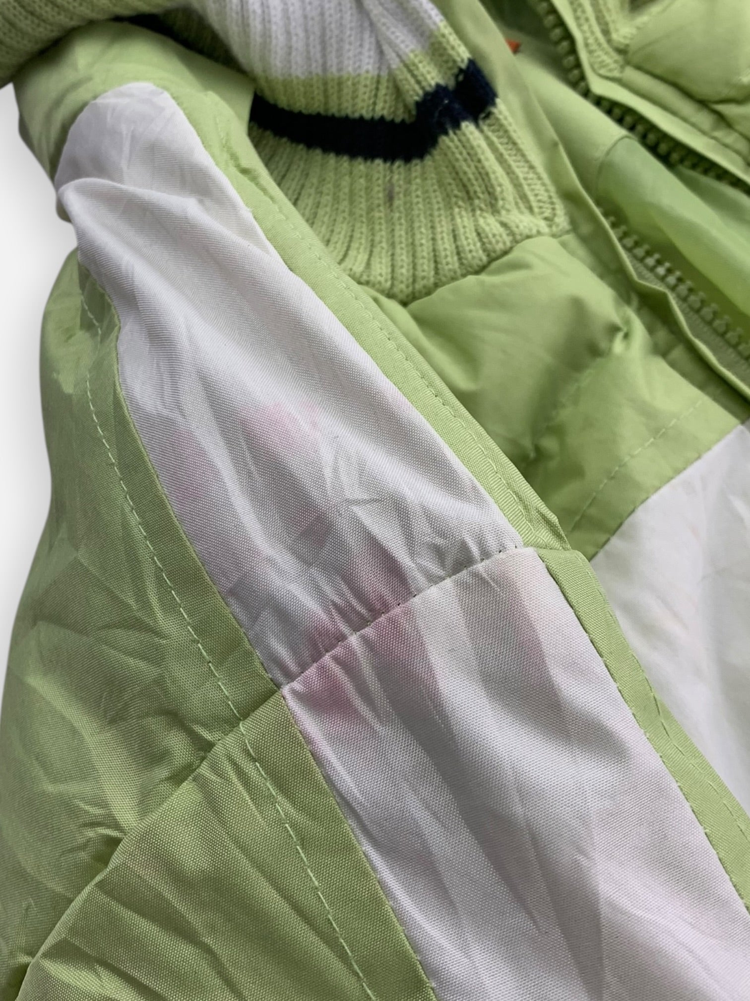 Chaqueta Puffer Color Block - Mujer - Small