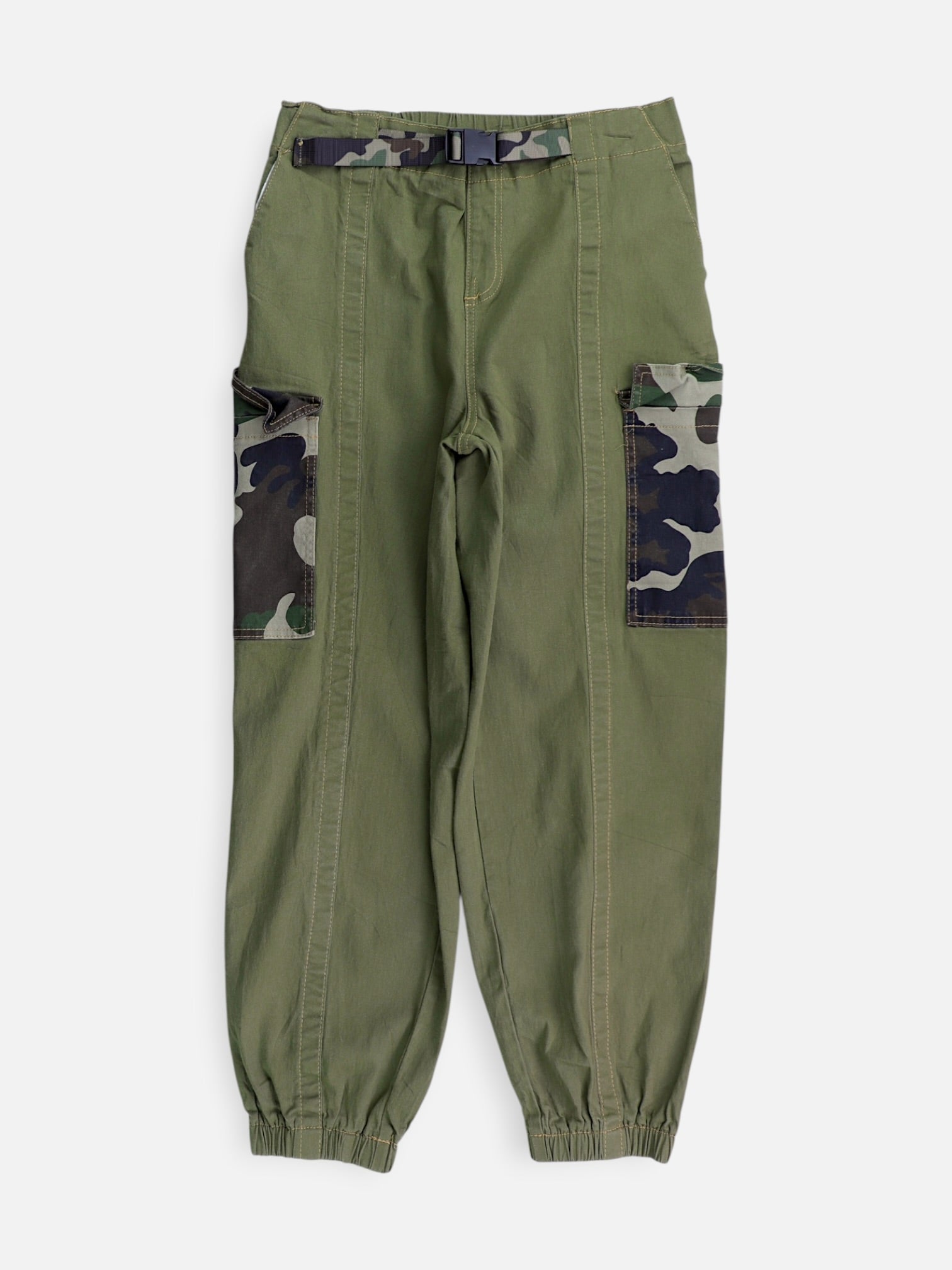 Pantalon Regular Fit Cargo - Mujer - Small