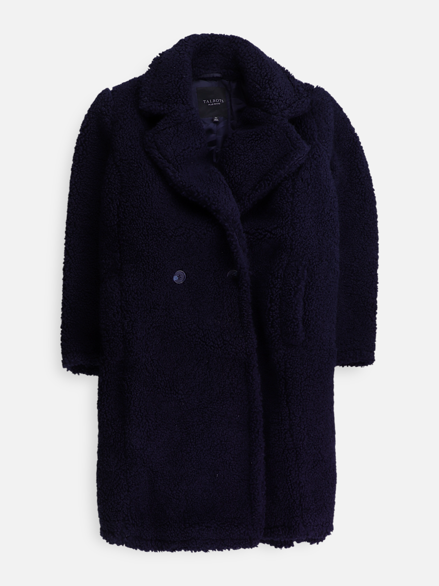 TALBOTS Abrigo Casual Teddy - Mujer - XL