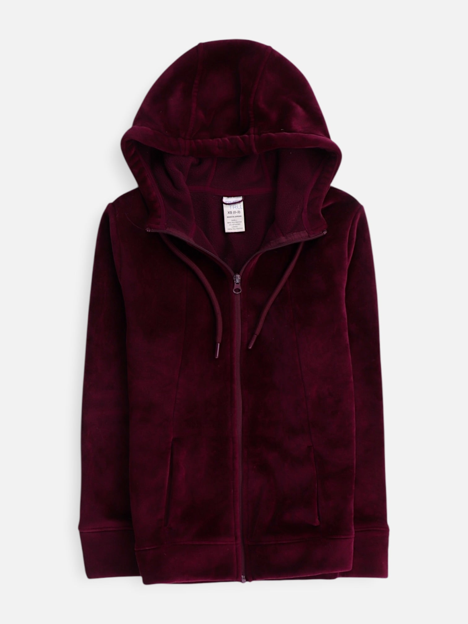 TIME THRU Sudadera Hoodie Basic - Mujer - Small