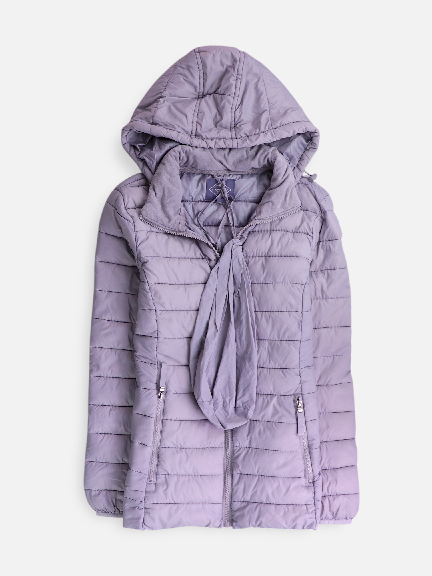 ST JOHNS BAY Chaqueta Puffer Impermeable - Mujer - Small