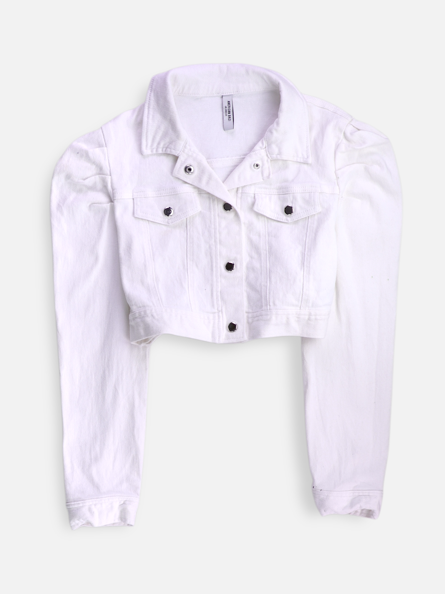 American Bazi Chaqueta Denim  Crop Top - Mujer - Medium