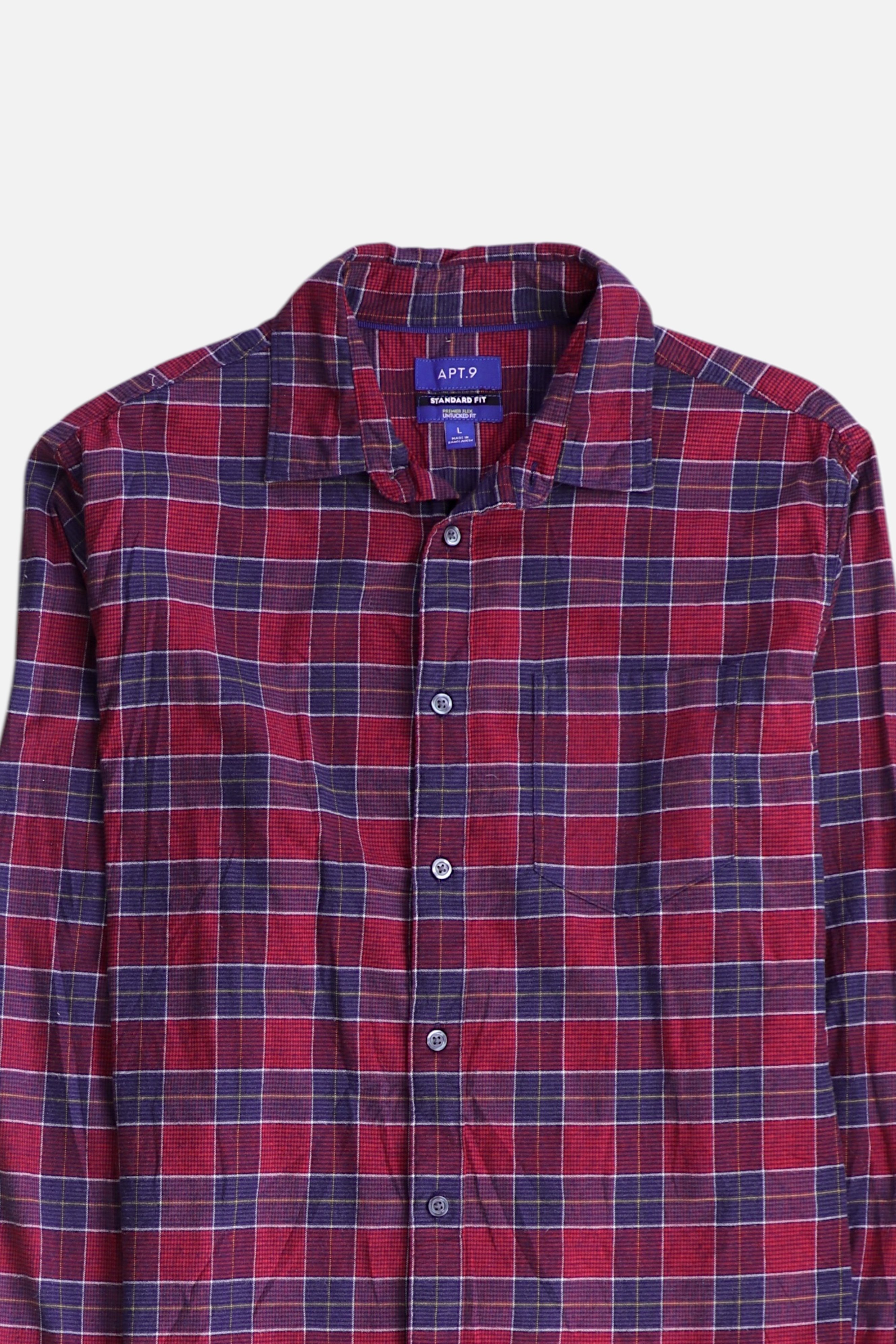 APT.9 Camisa Casual - Hombre - Large