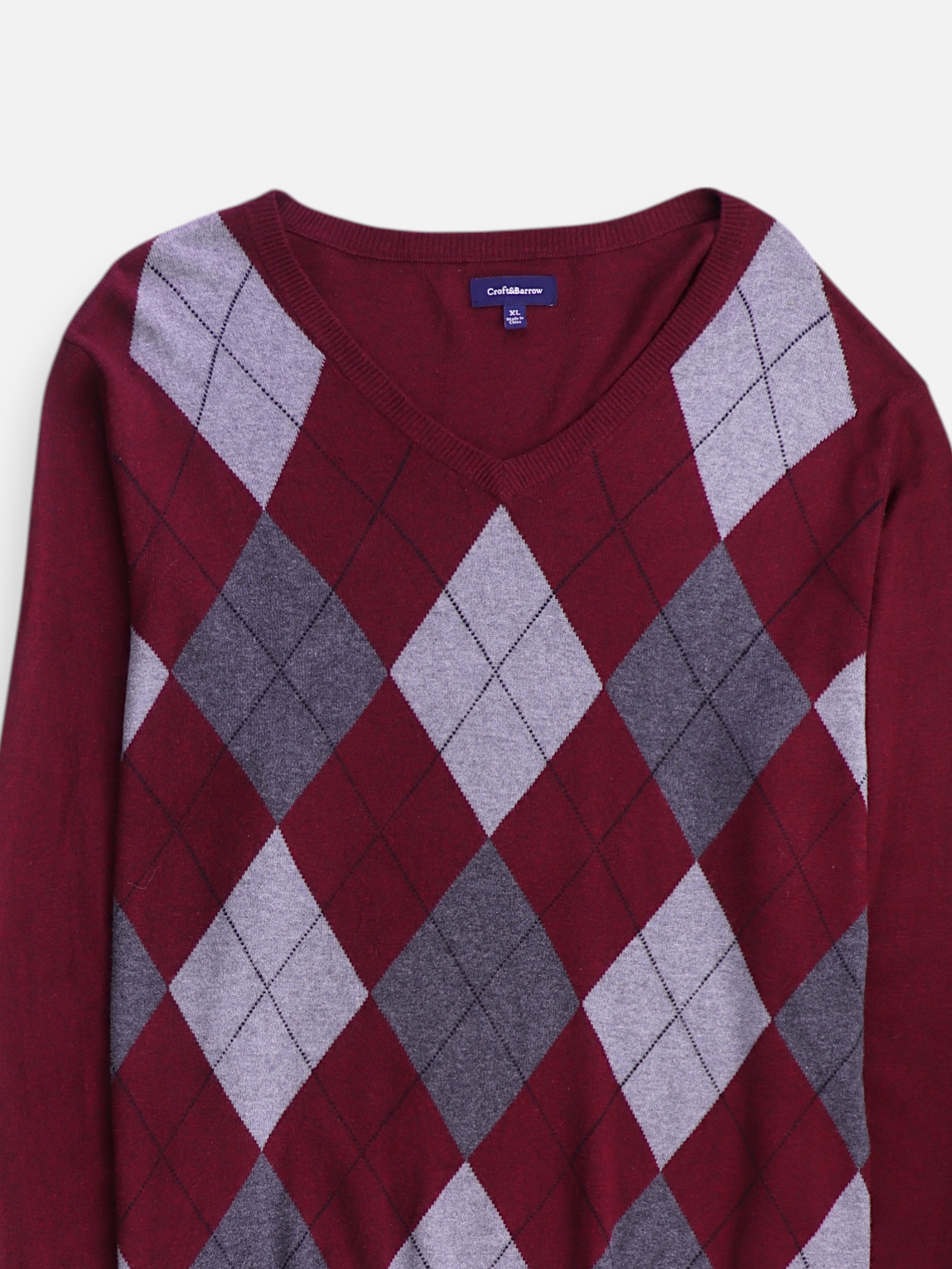 Croft & Barrow Sueter Casual Color Block - Hombre - XL