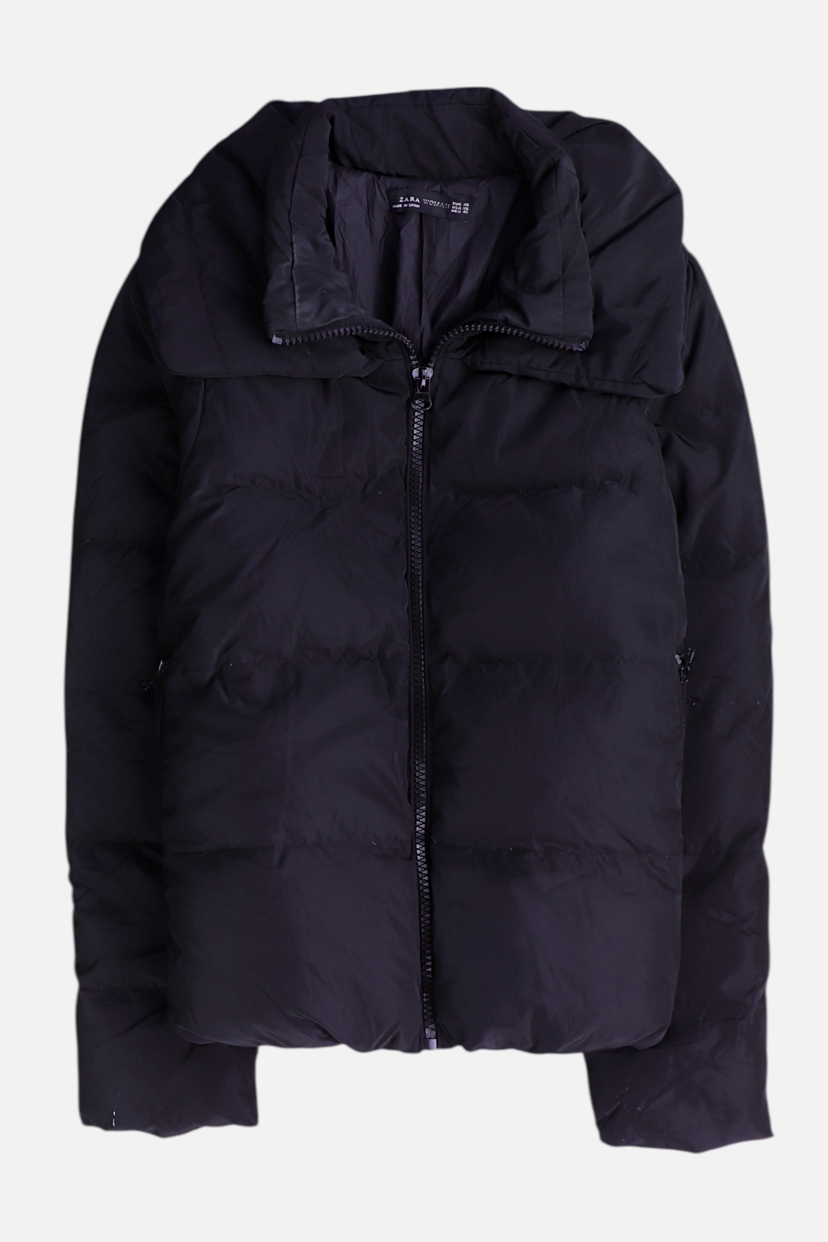 ZARA Chaqueta Puffer Impermeable - Mujer - 2XL