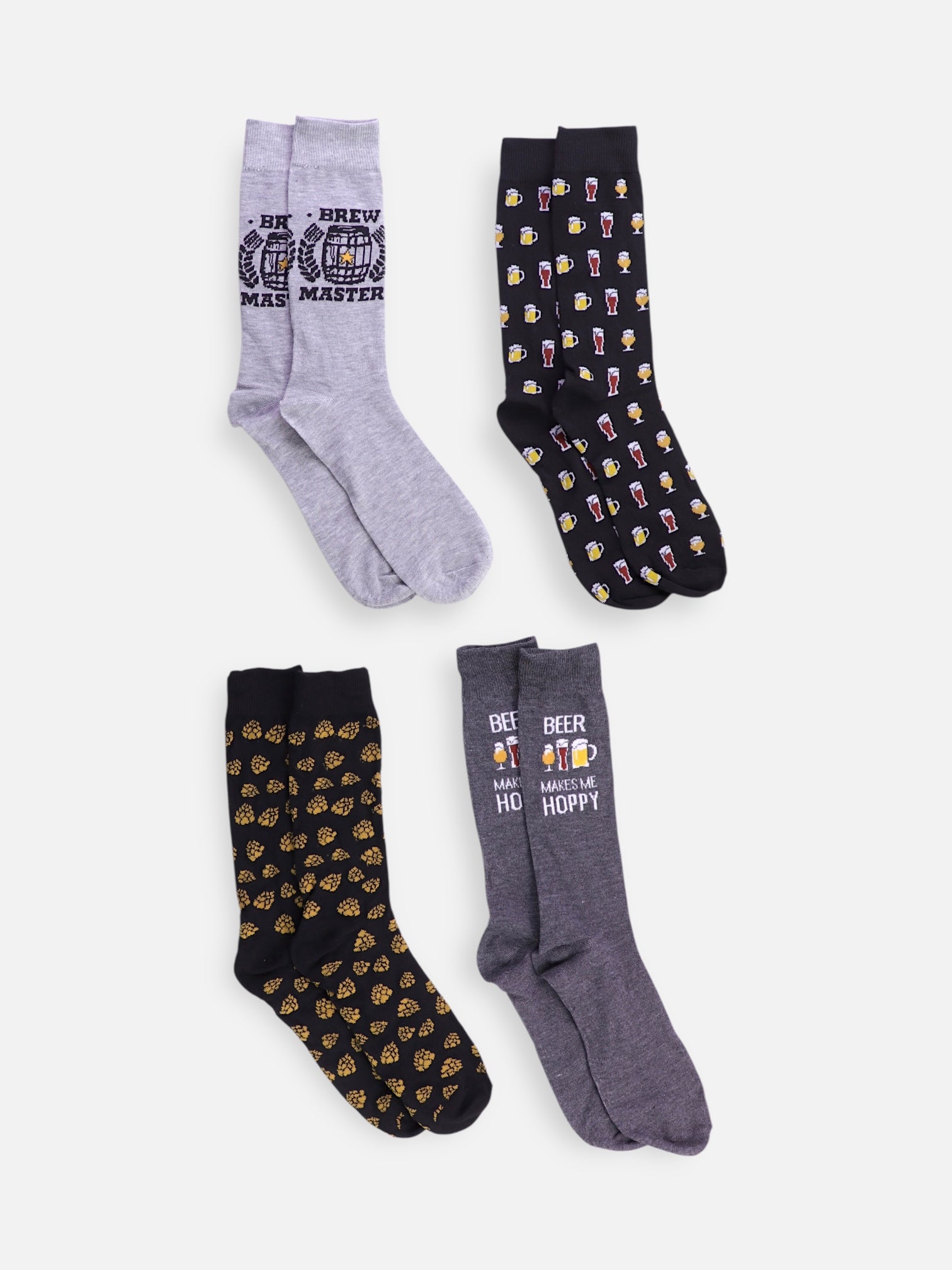 Calcetines 4 Pares - Hombre - Talla Única (One Size)