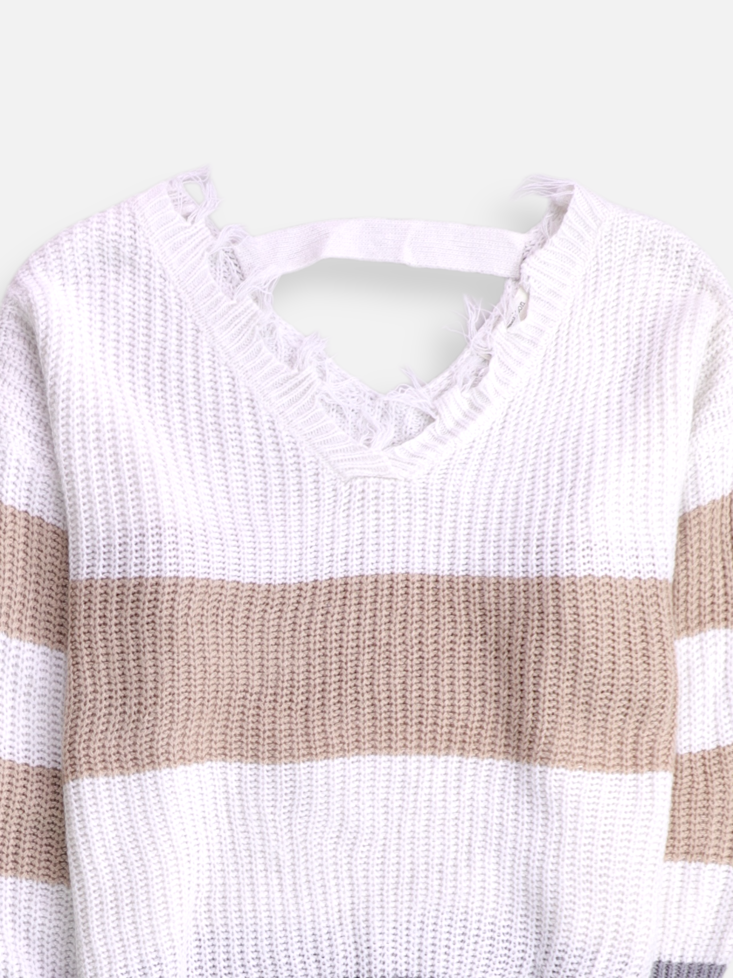 Sueter Knit Color Block - Mujer - XS