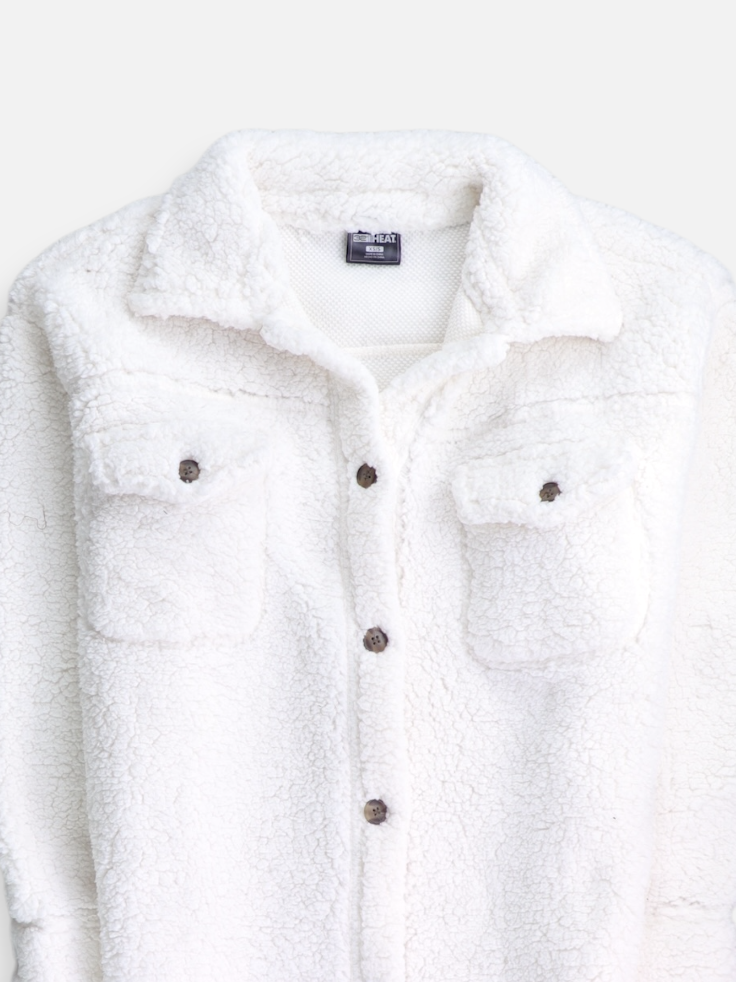 32 HEAT COOL Chaqueta Sobrecamisa Teddy - Mujer - XS