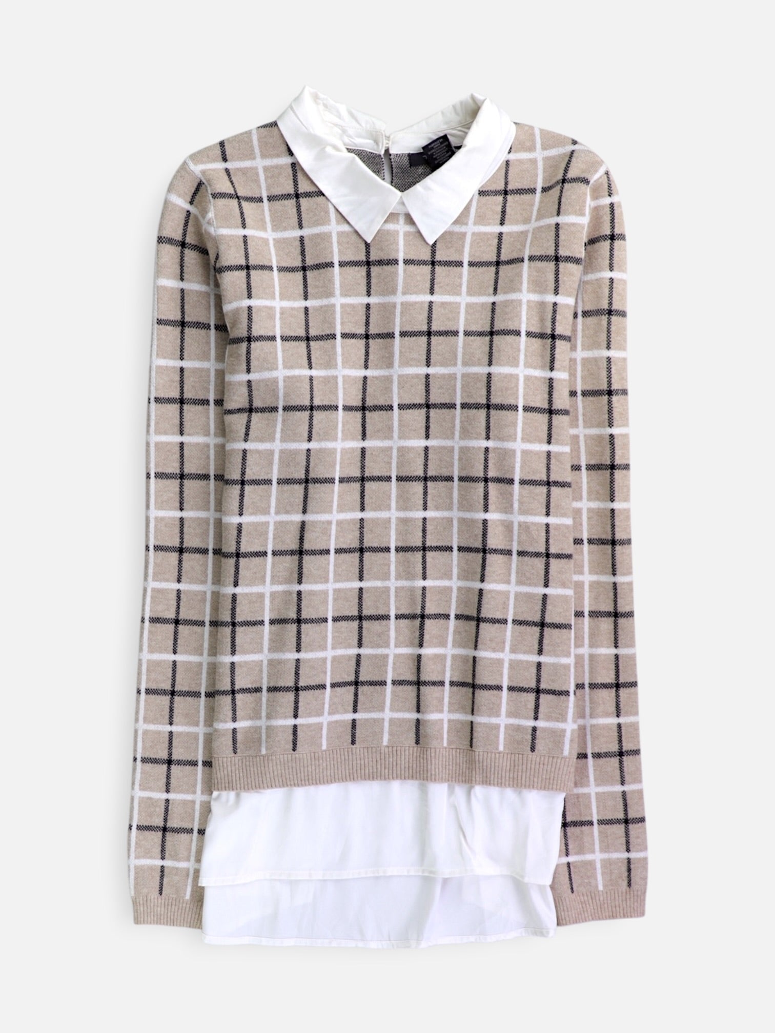 TAHARI Sueter Fleece Casual - Mujer - Large