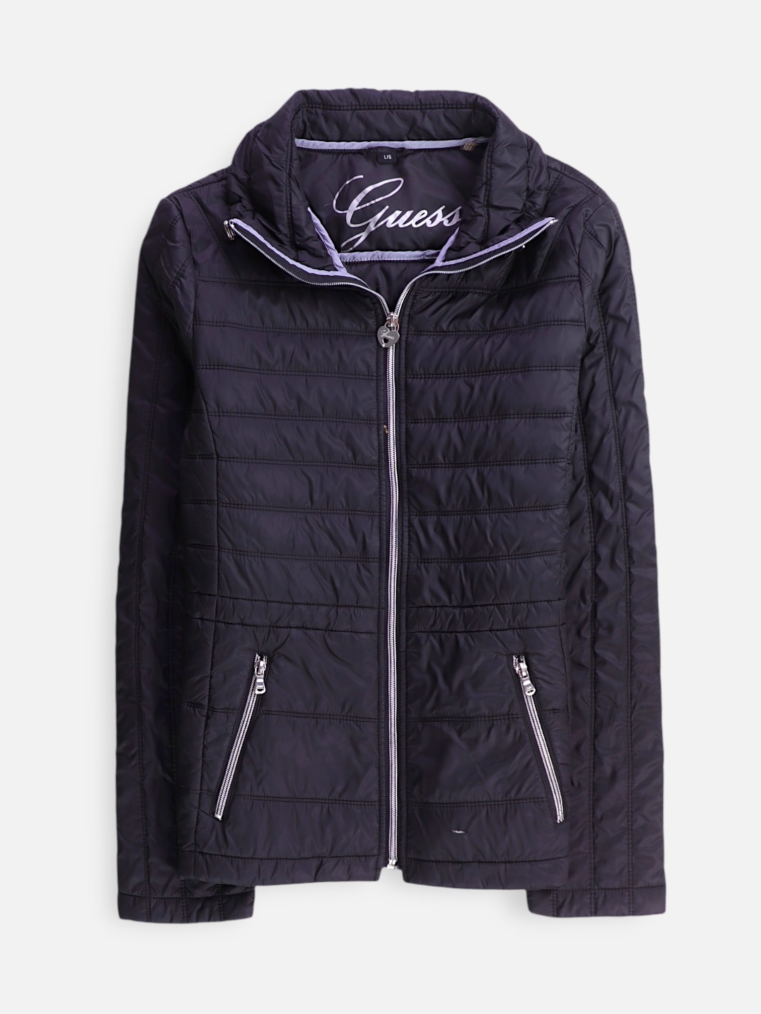 Guess Chaqueta Puffer Impermeable - Mujer - Large