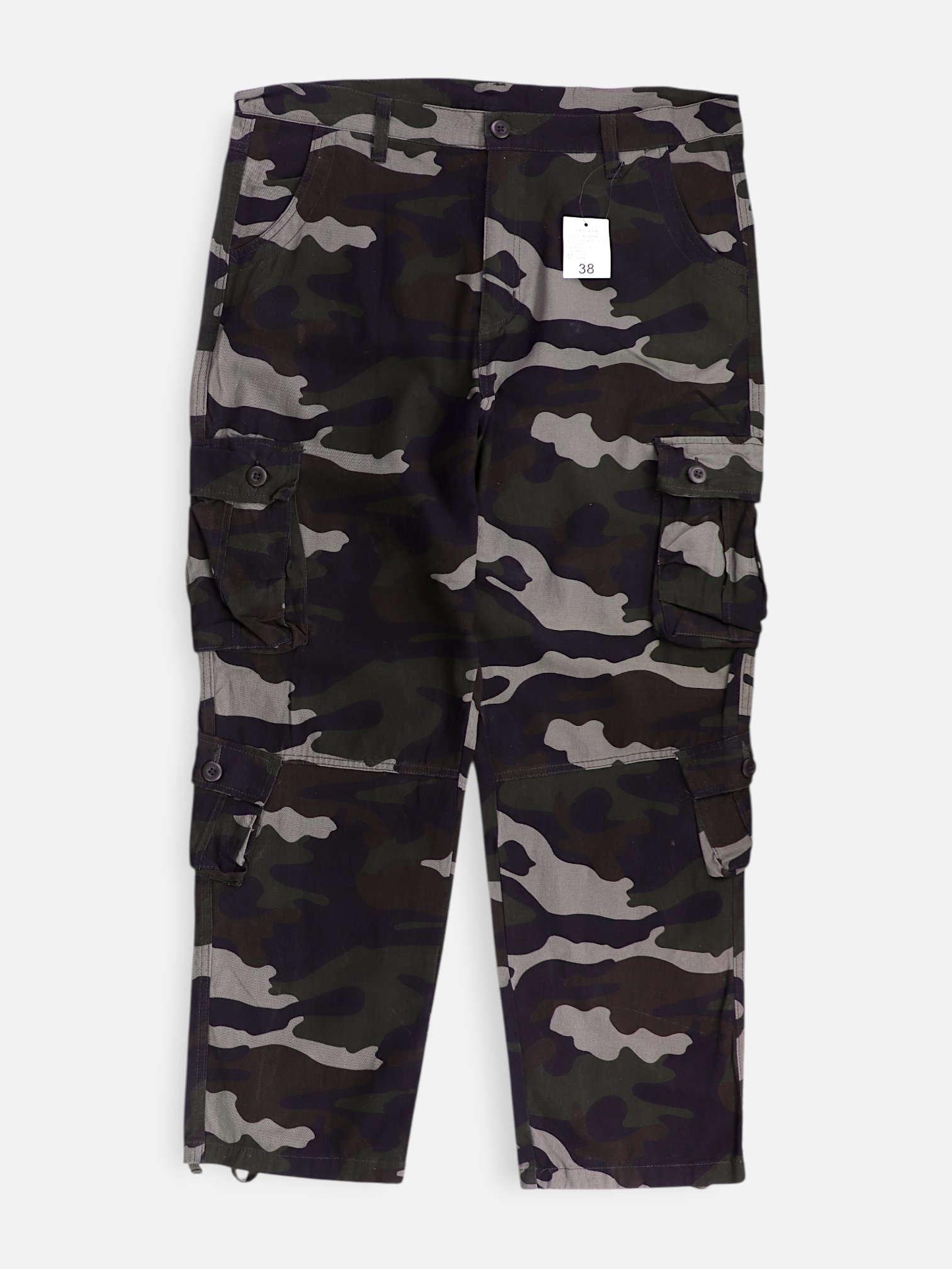 Pantalon Regular Fit Cargo - Hombre - 38