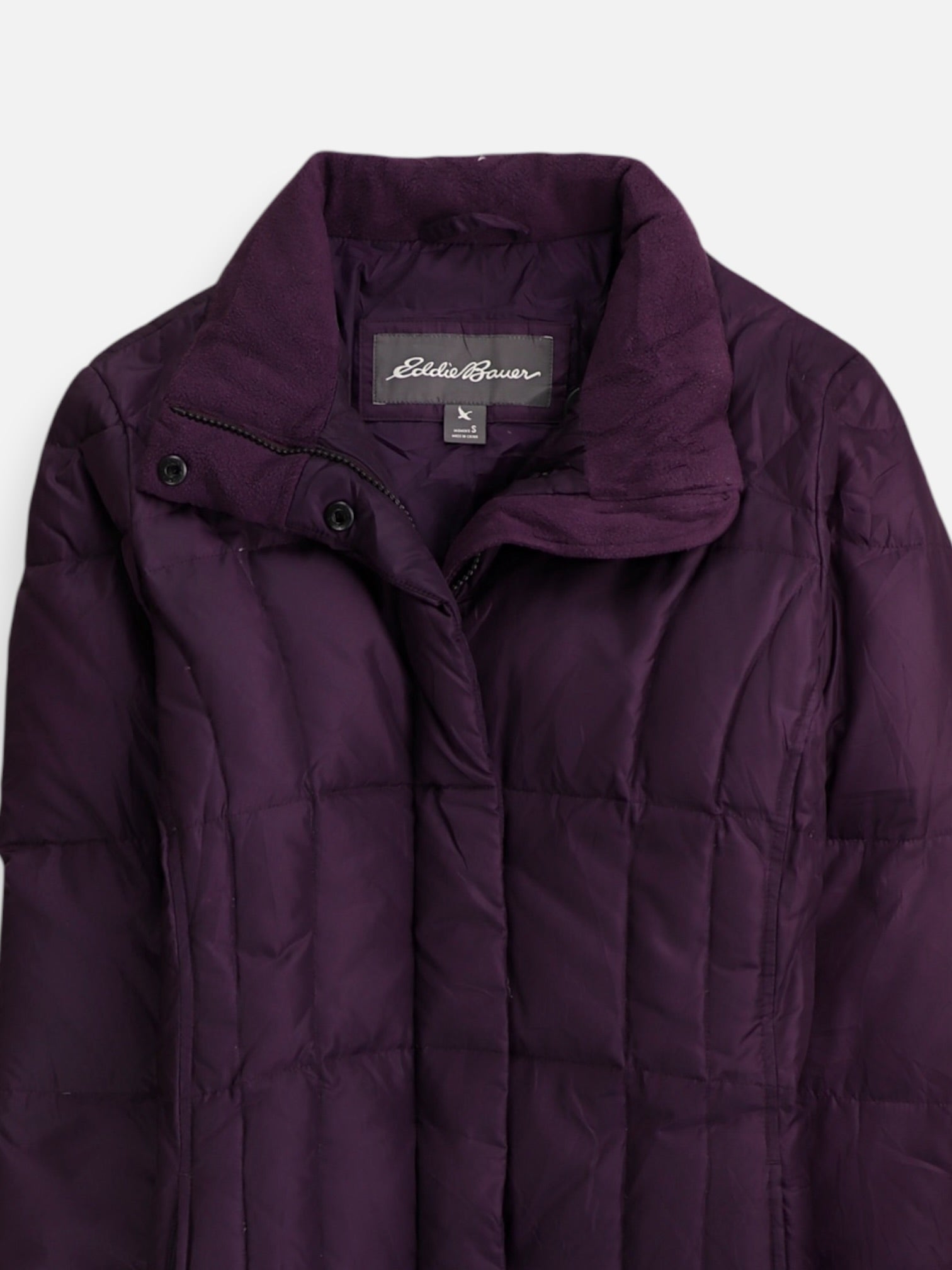 Eddie Bauer Abrigo Impermeable Puffer - Mujer - Small