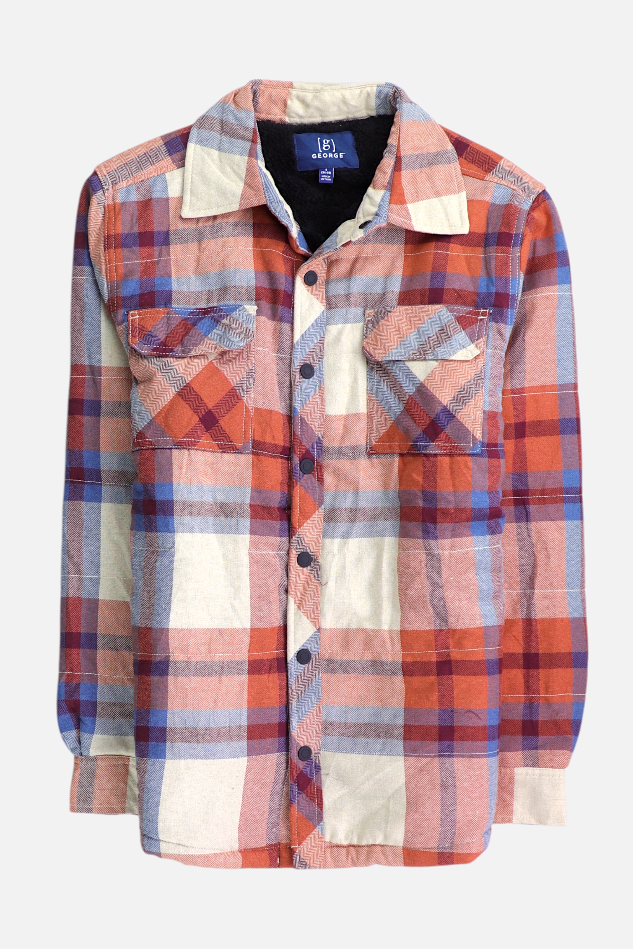 George Chaqueta Sobrecamisa Color Block - Hombre - Small