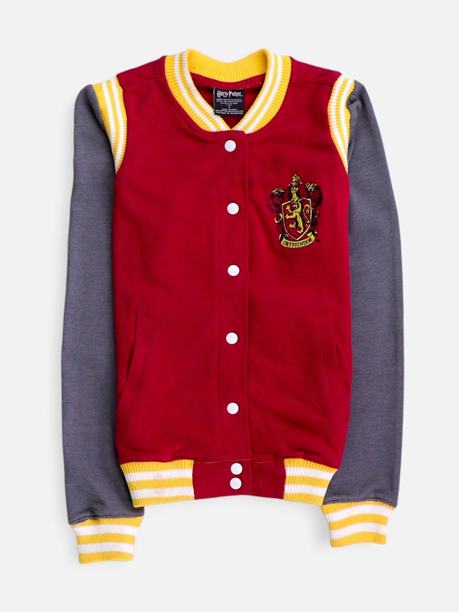 Harry Potter Sudadera Fleece Color Block - Niño - Small - 16-18Y (Años)