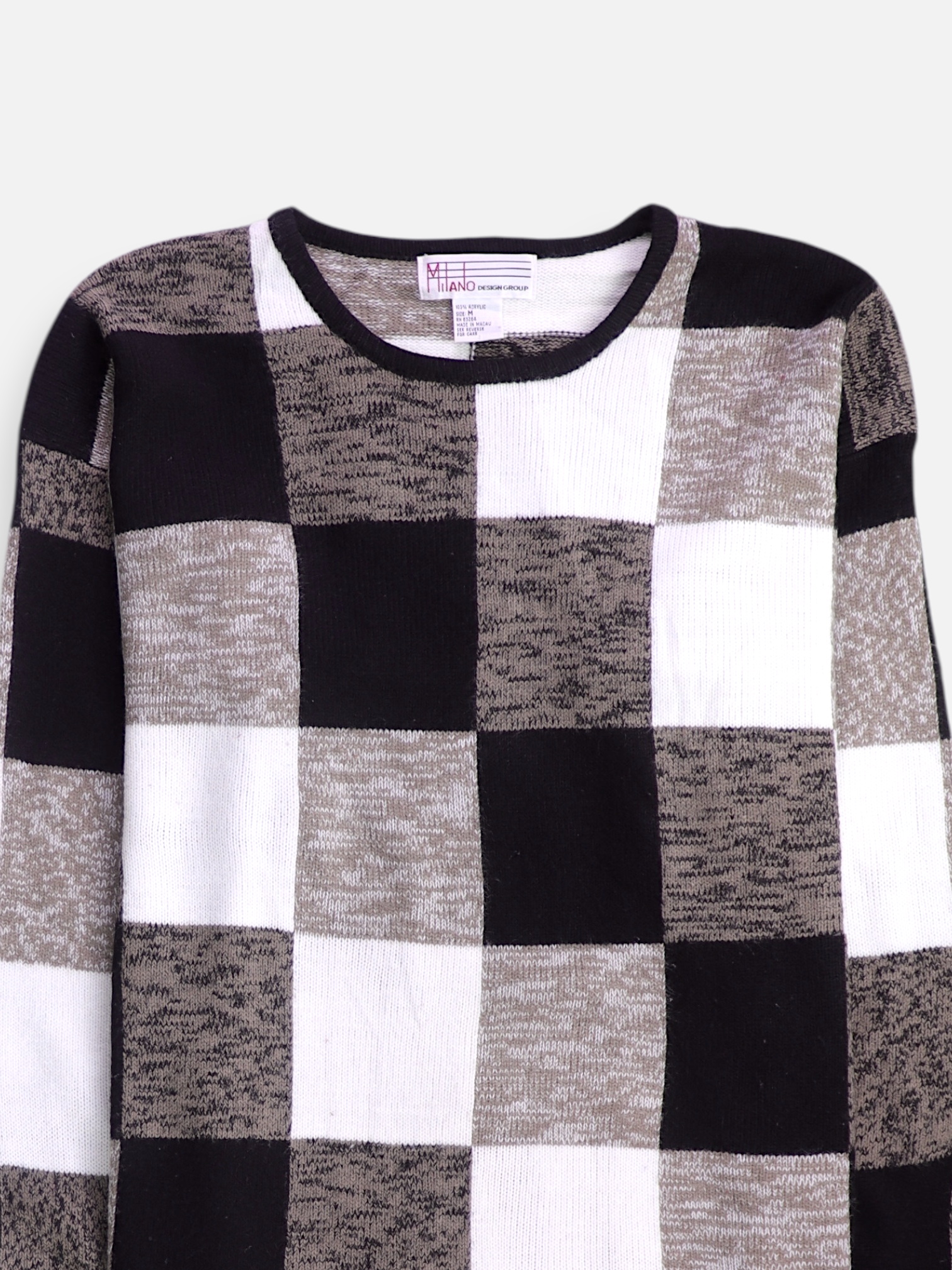 Sueter Knit Color Block - Mujer - Medium