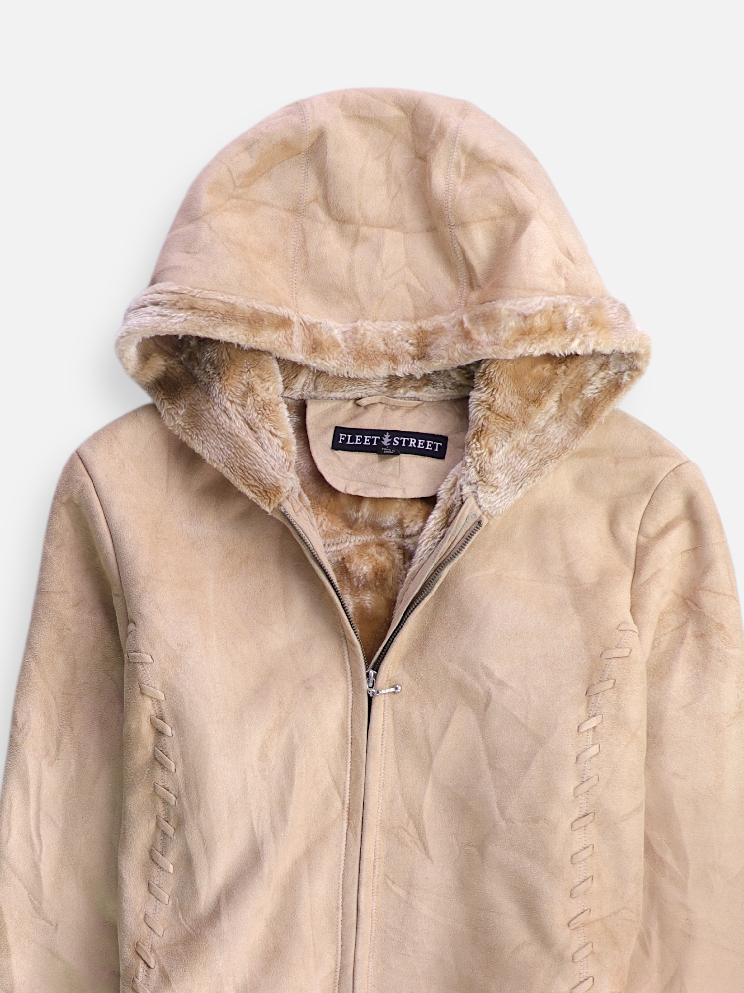 Chaqueta Casual Suede - Mujer - Large