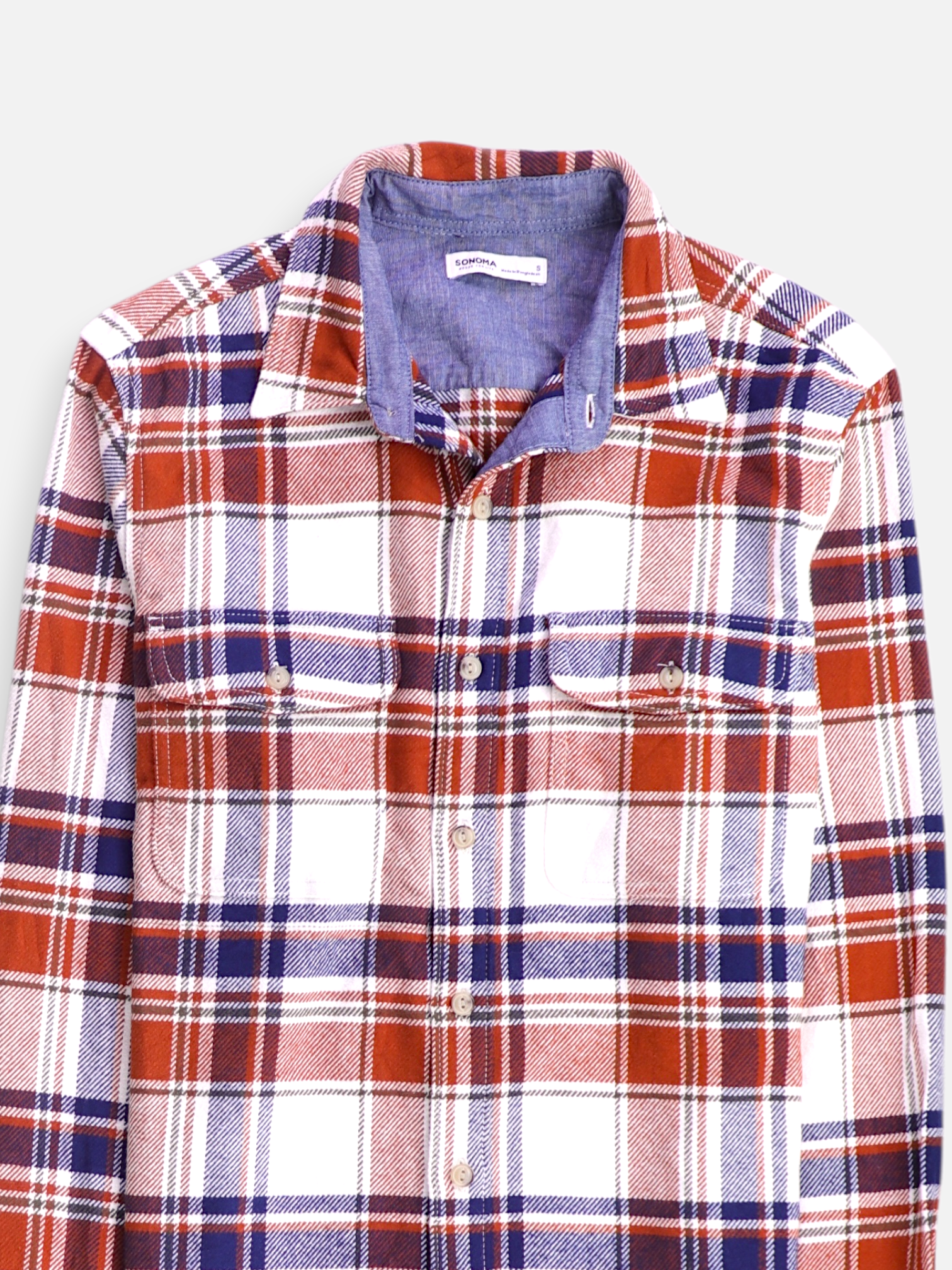 SONOMA Camisa Casual - Hombre - Small