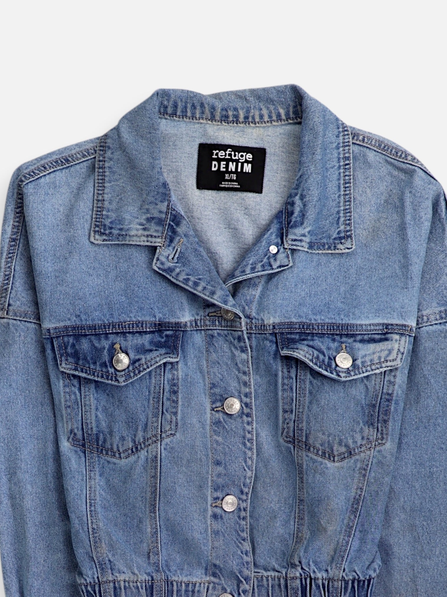 Chaqueta Denim Crop Top - Mujer - XL