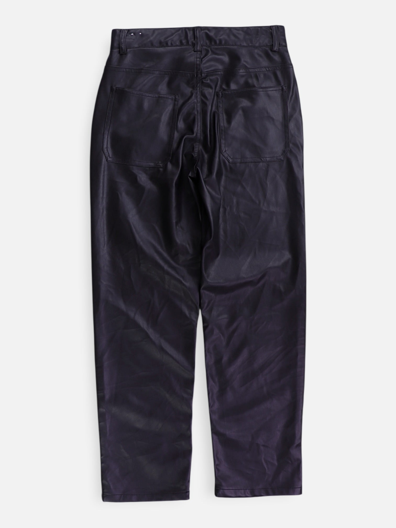 ZARA Pantalon Regular Fit Cuero - Niña - N/A - 11-12Y (Años)