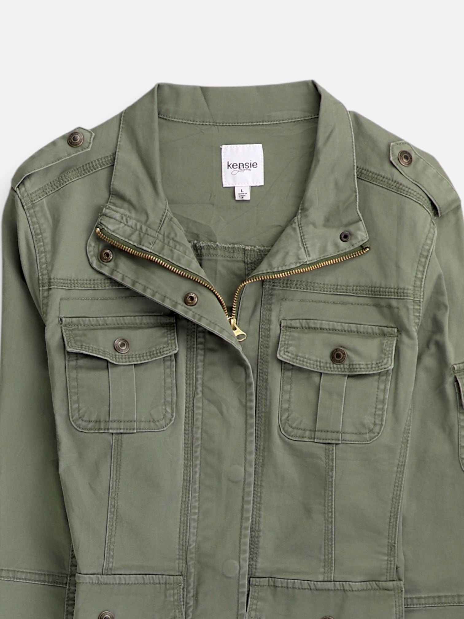 Chaqueta Casual Militar - Mujer - Large
