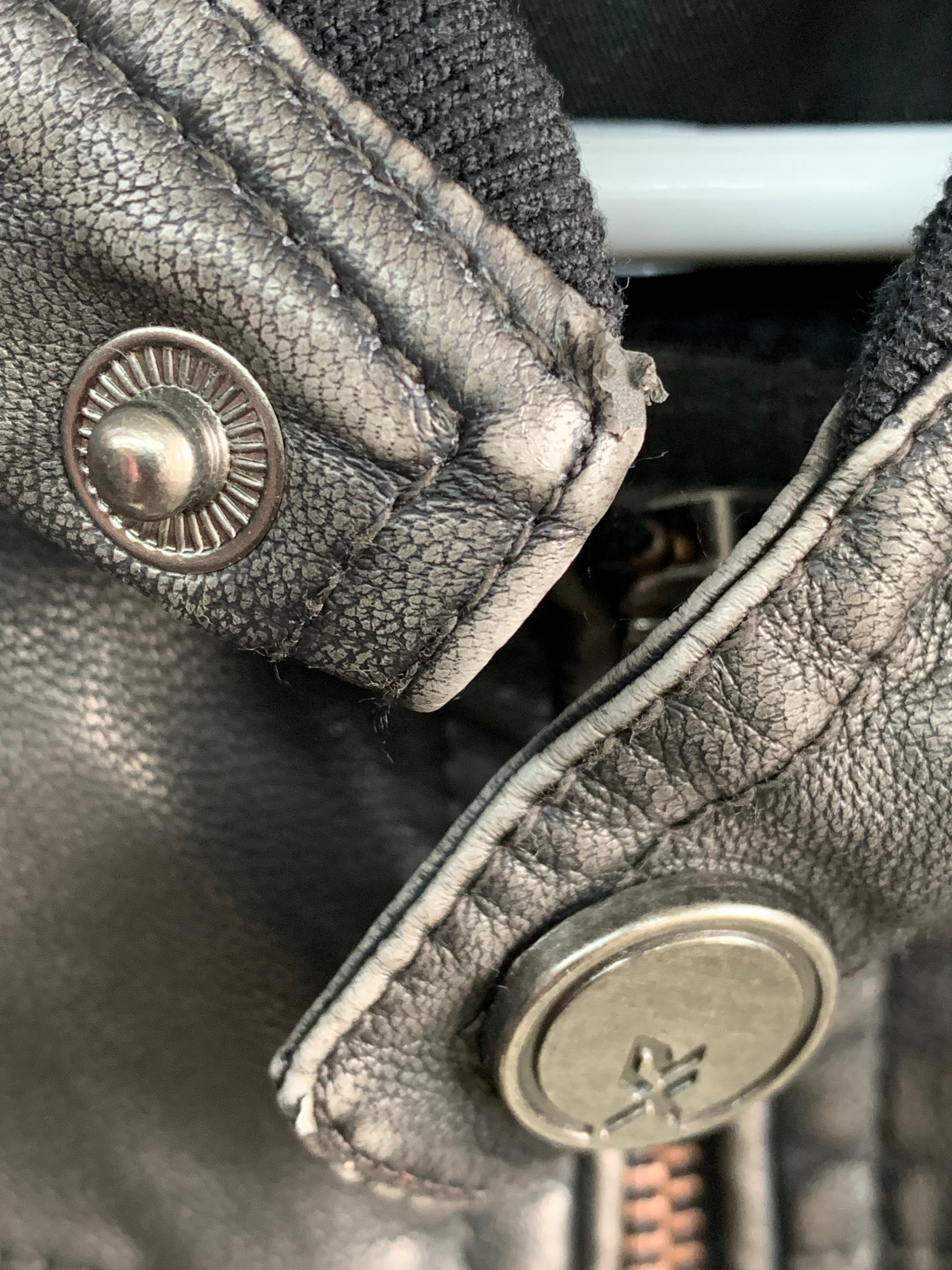 Chaqueta Motera Cuero - Hombre - XL